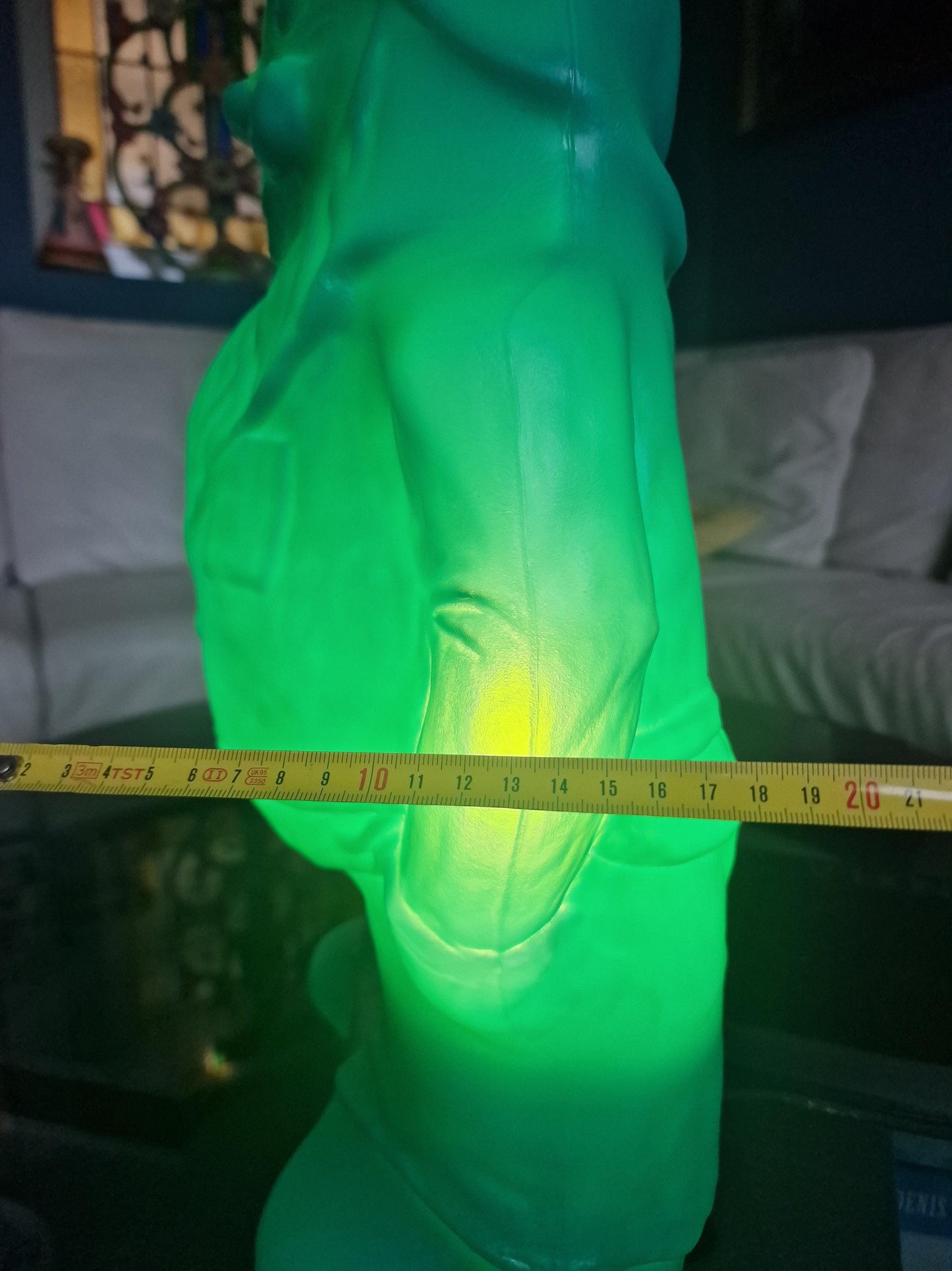 XL Vintage 70s Illuminated Gnome Lamp, Retired Display