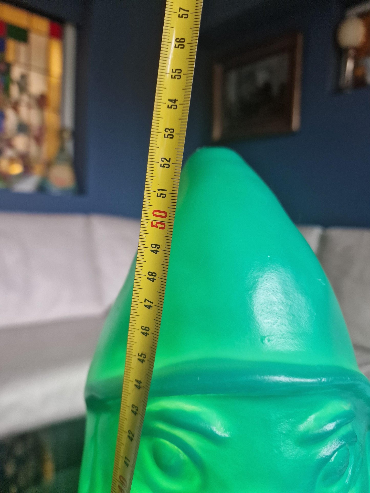 XL Vintage 70s Illuminated Gnome Lamp, Retired Display