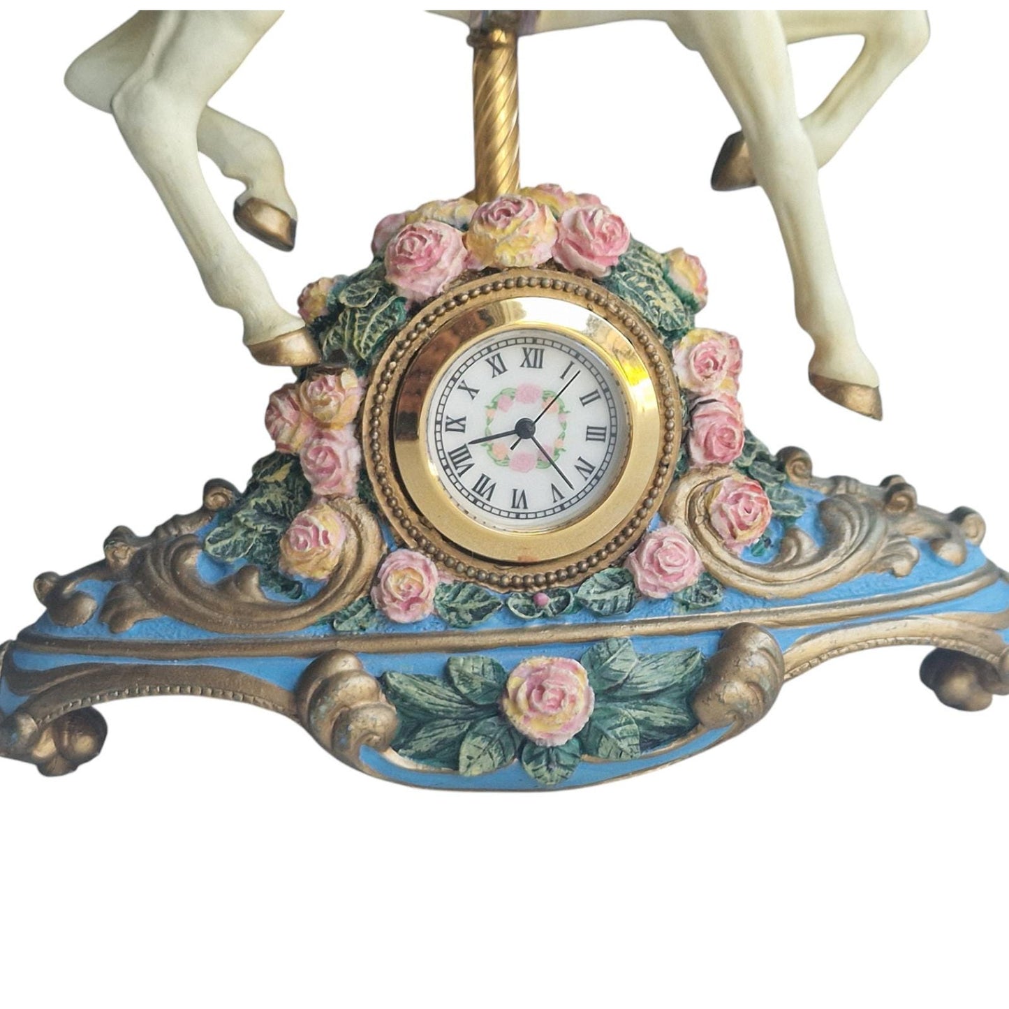 The Franklin Mint The Carousel Rose Clock Heirloom Recommendation, vinted, limited edition, retired, numbered, marked, rare
