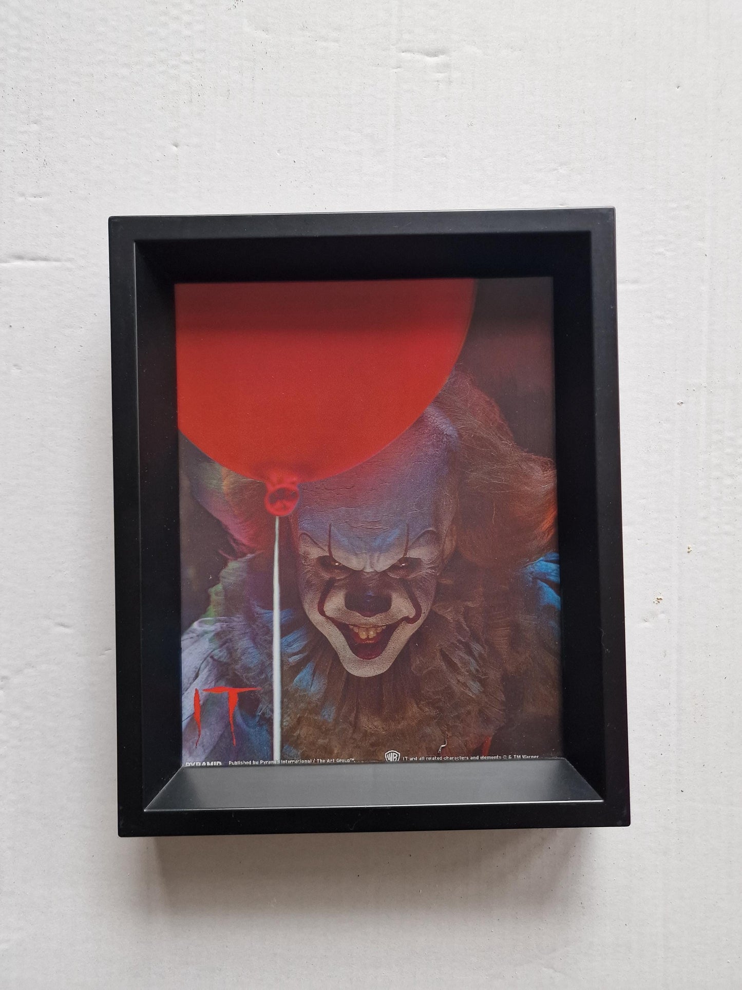 it hologram 3d cult horror clown 2 face painting wall ornament super
