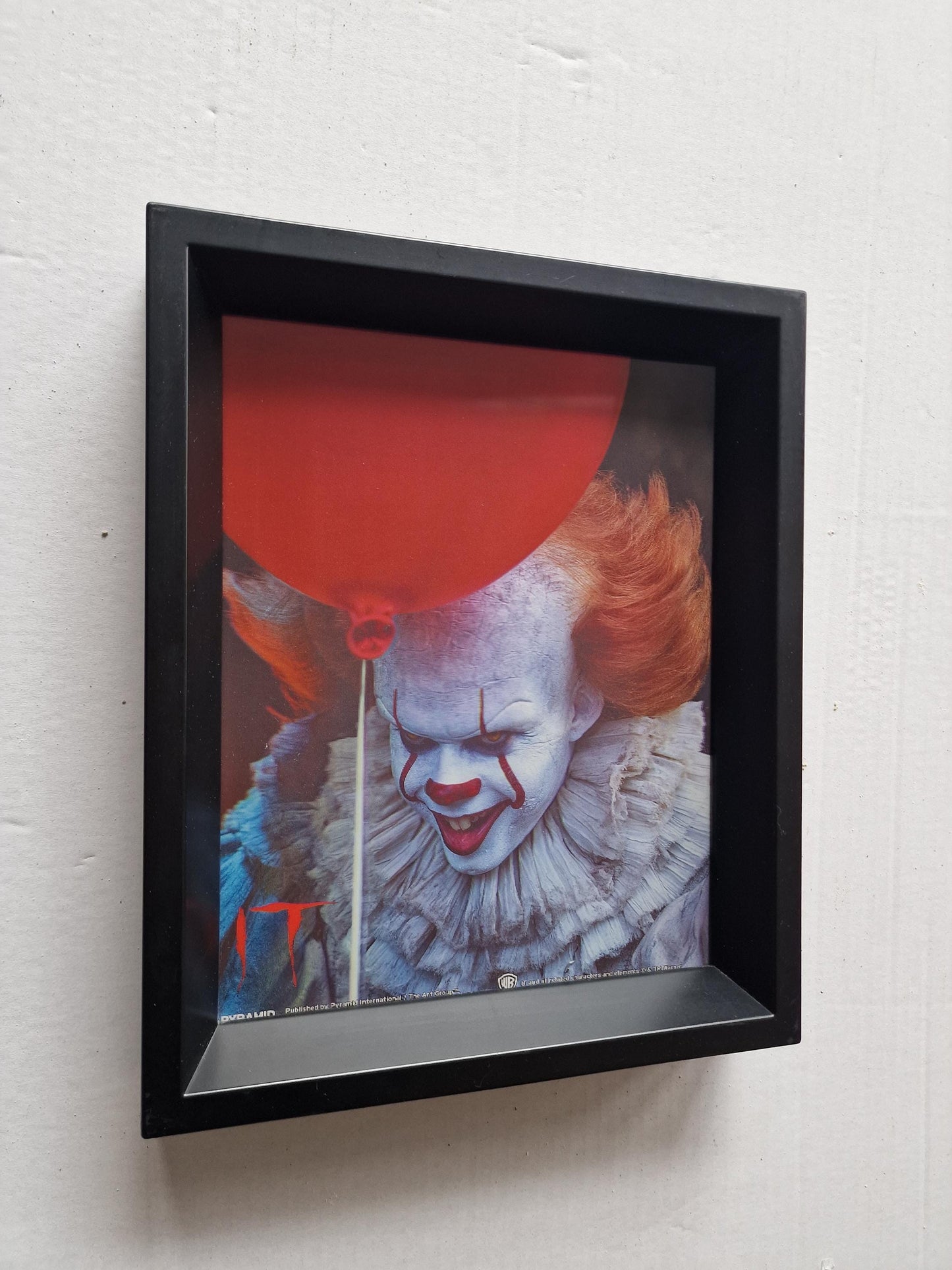 it hologram 3d cult horror clown 2 face painting wall ornament super