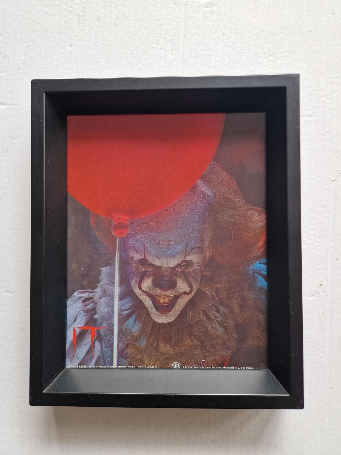 it hologram 3d cult horror clown 2 face painting wall ornament super