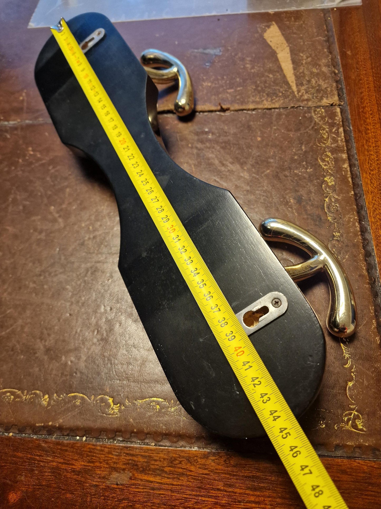 Solid Brass Ocean Liner Coat Rack, Art Deco Maritime Yacht Hanger