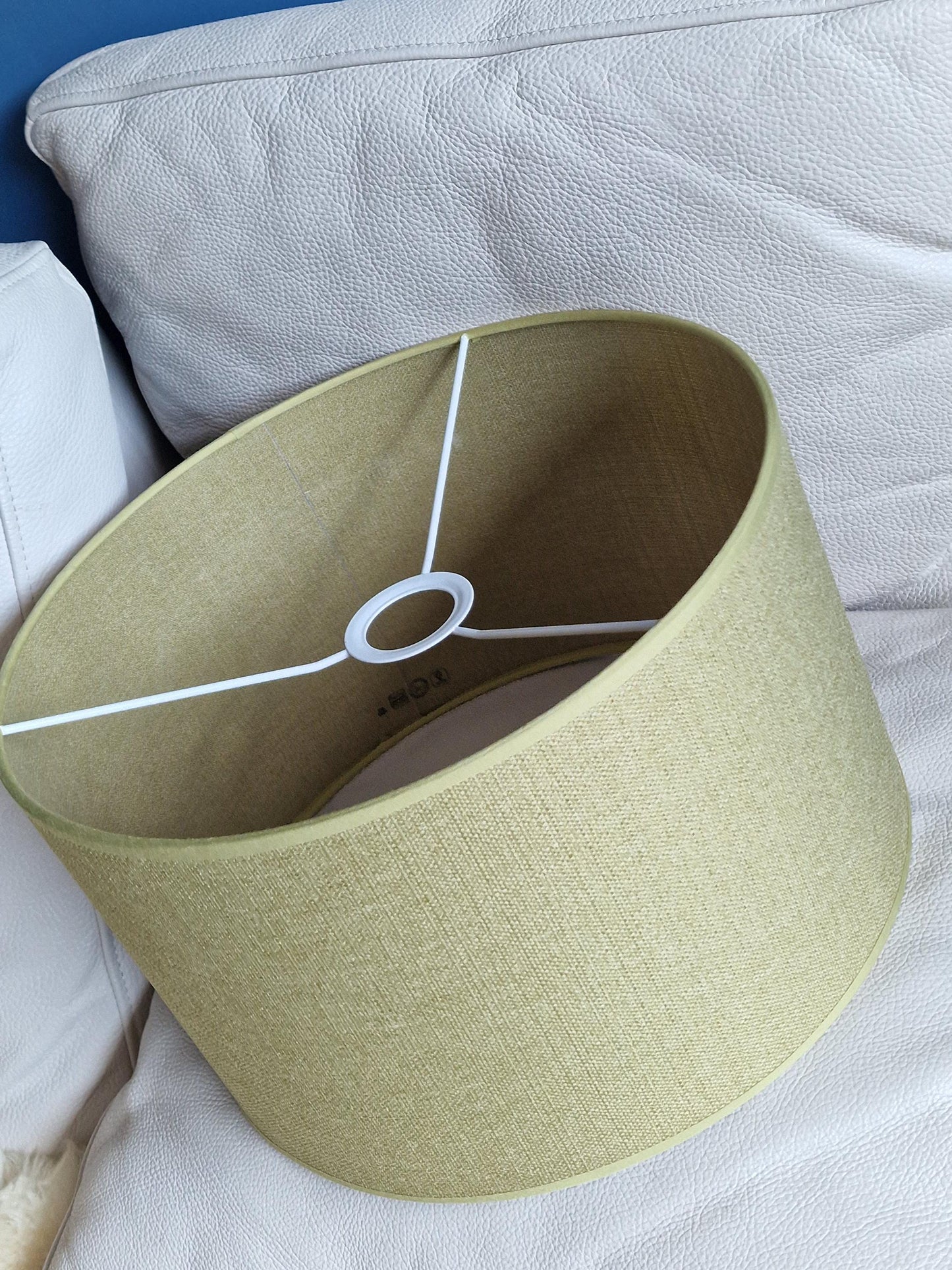Linen Lampshades, Dutch Design, Canvas Structure, Modern Estate (35 cm)