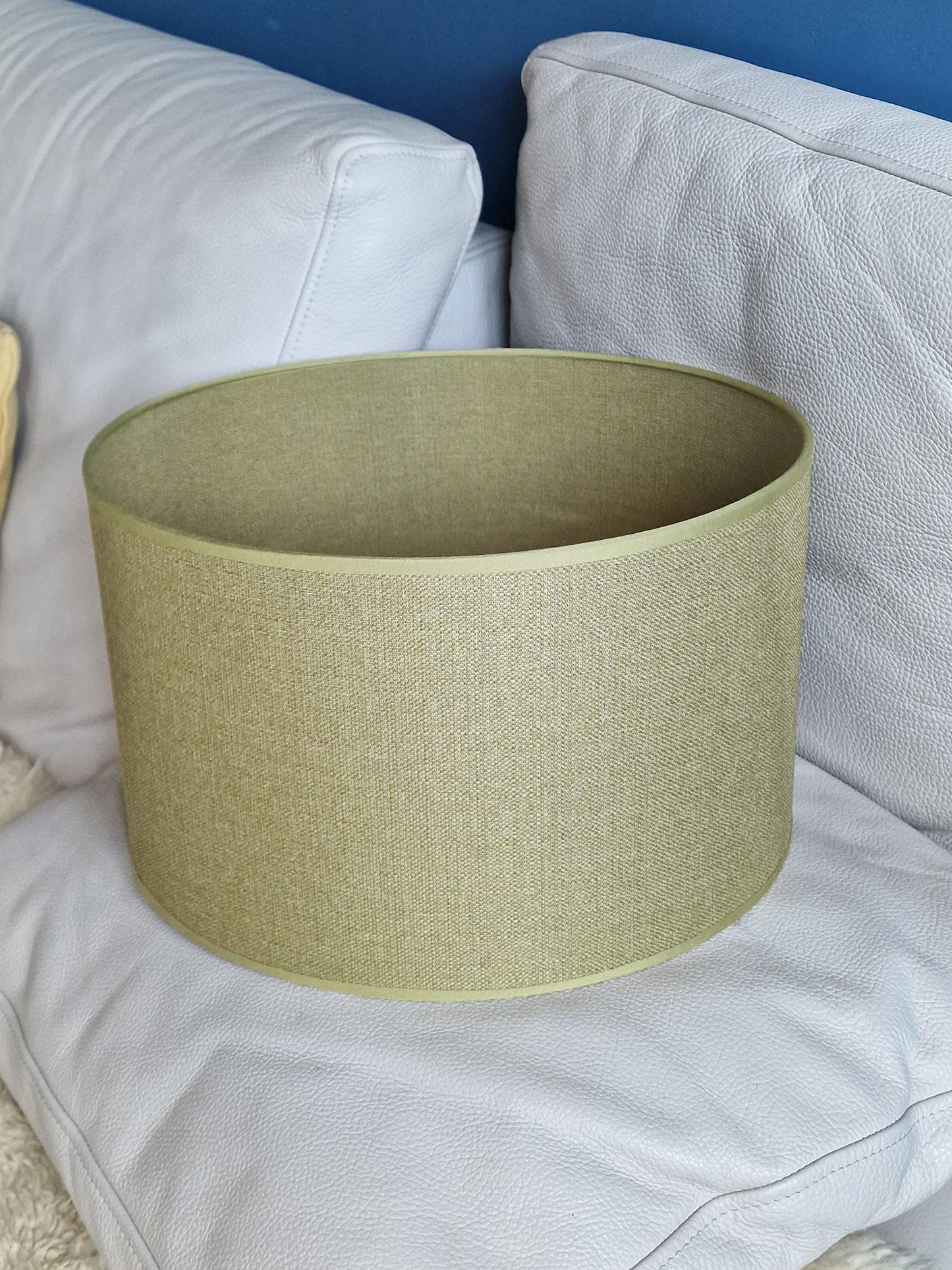 Linen Lampshades, Dutch Design, Canvas Structure, Modern Estate (35 cm)