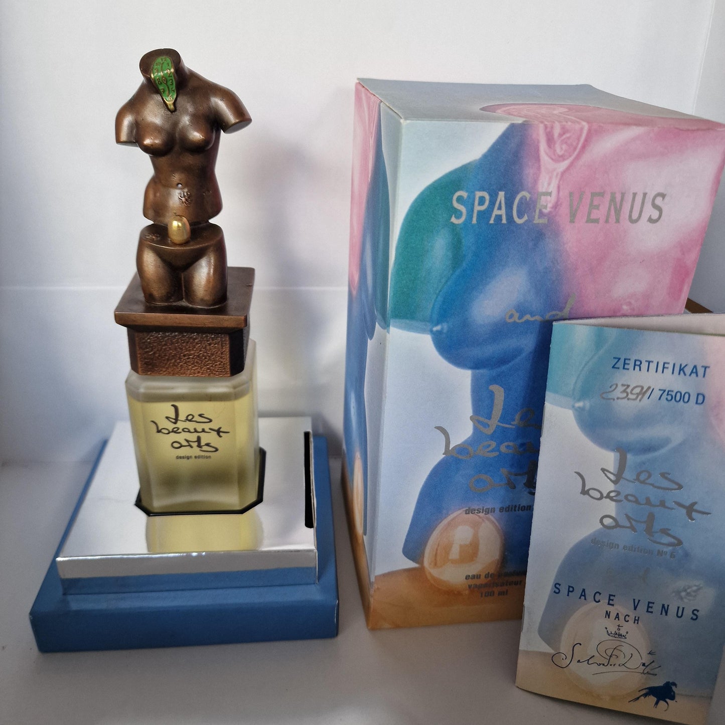 Salvador Dali Space Venus Perfume Bottle, Erotic Bronze Sculpture, Les Beaux Arts, Limited Edition