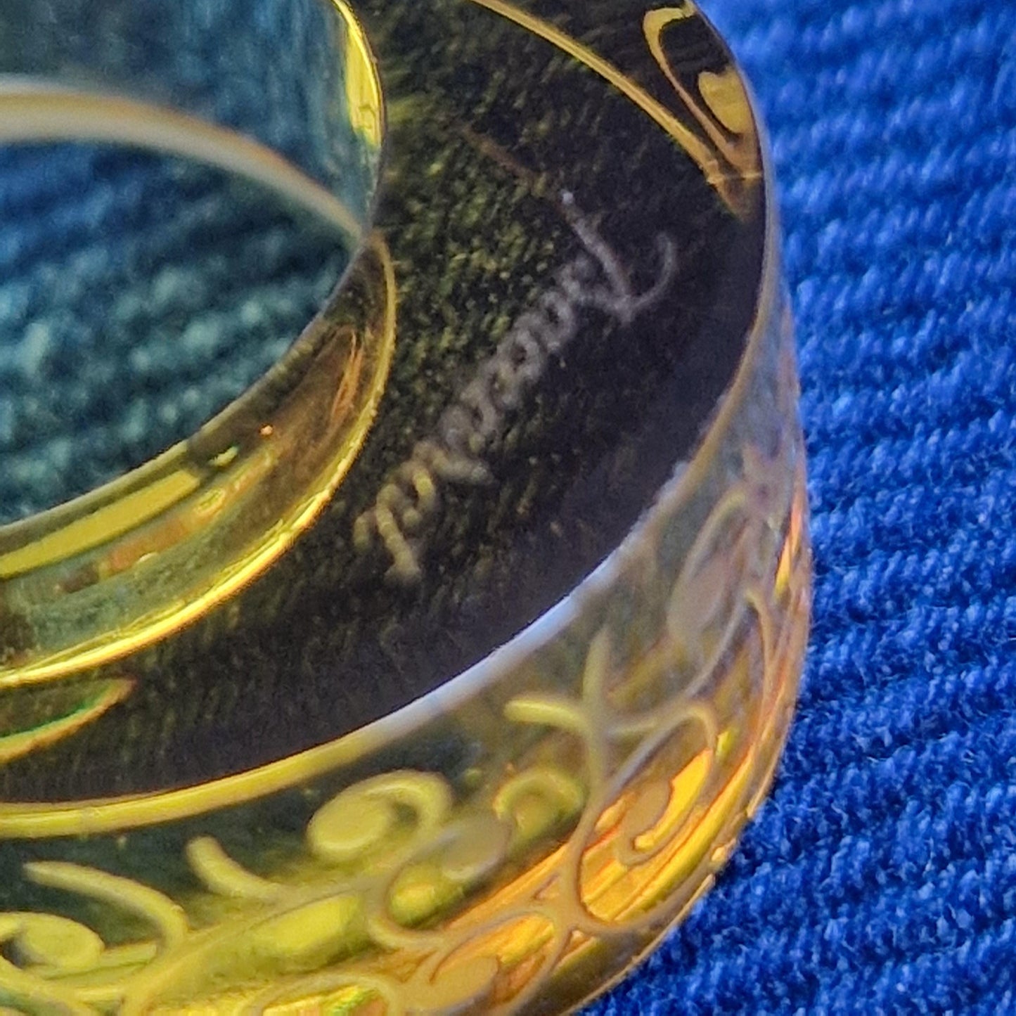 Baccarat France crystal Gustav Klimt hommage, kristallen ring designer, signed, 16,1, exclusive, limited, rare