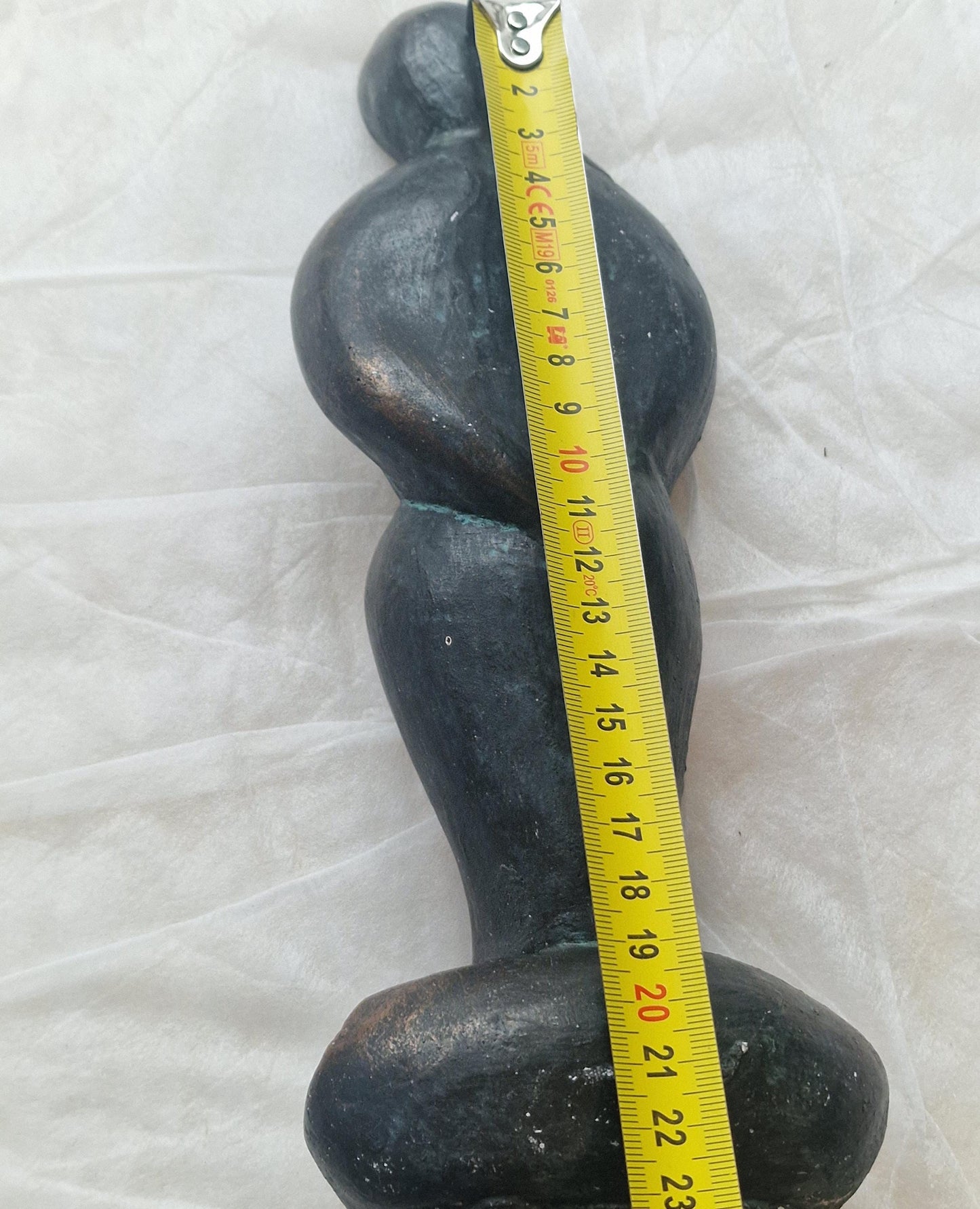 Bronze beeld, bronze figure, unknown designer, seems after alexander archipenko, 23 cm