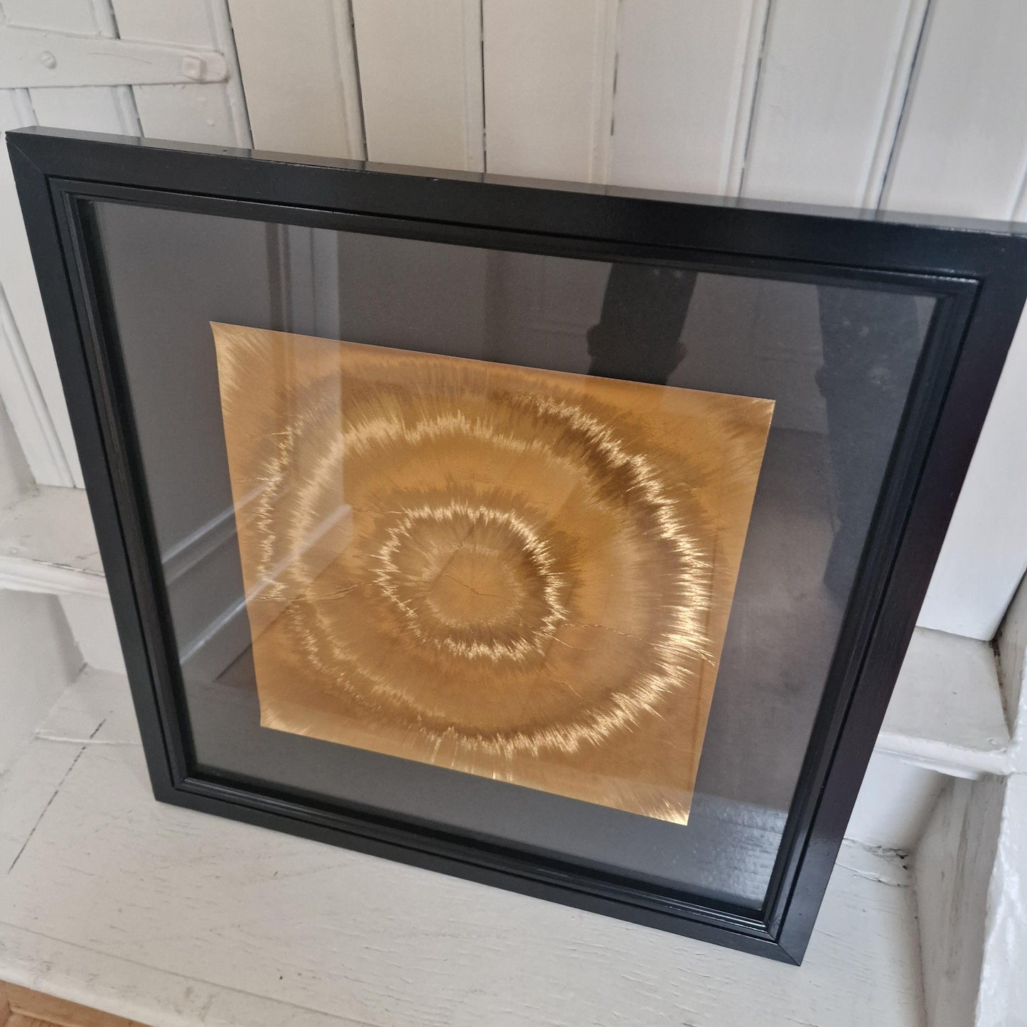 Hologram Galaxy Painting, Space Age Retro Art, Barbara Lüdinghausen