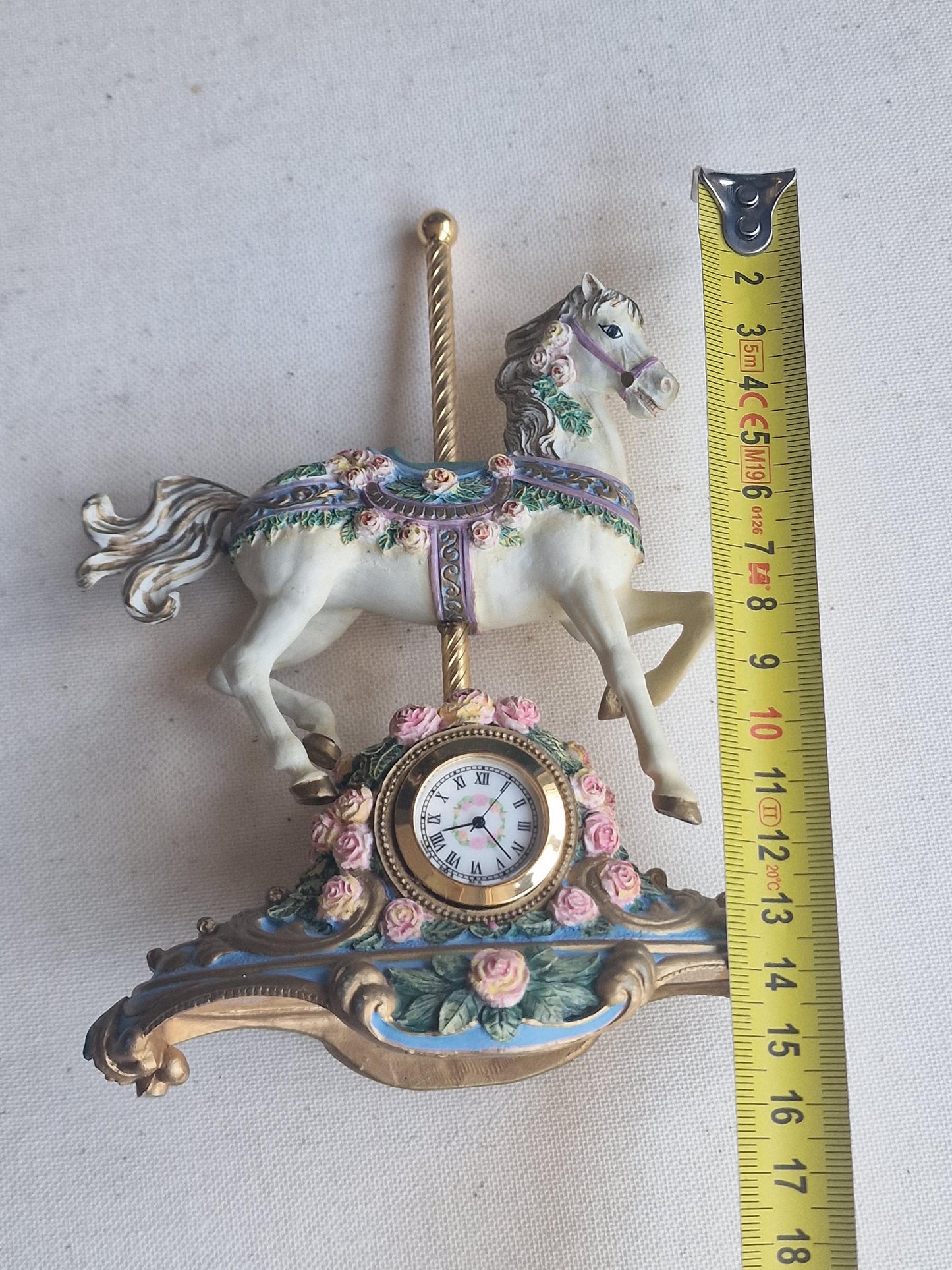 The Franklin Mint The Carousel Rose Clock Heirloom Recommendation, vinted, limited edition, retired, numbered, marked, rare