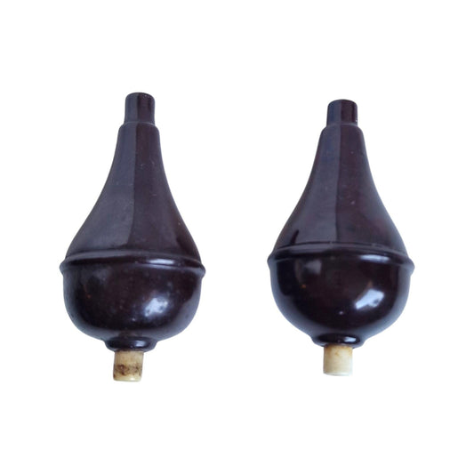 Antique Art Nouveau Bakelite Butler Bell Push Buttons, Set of 2