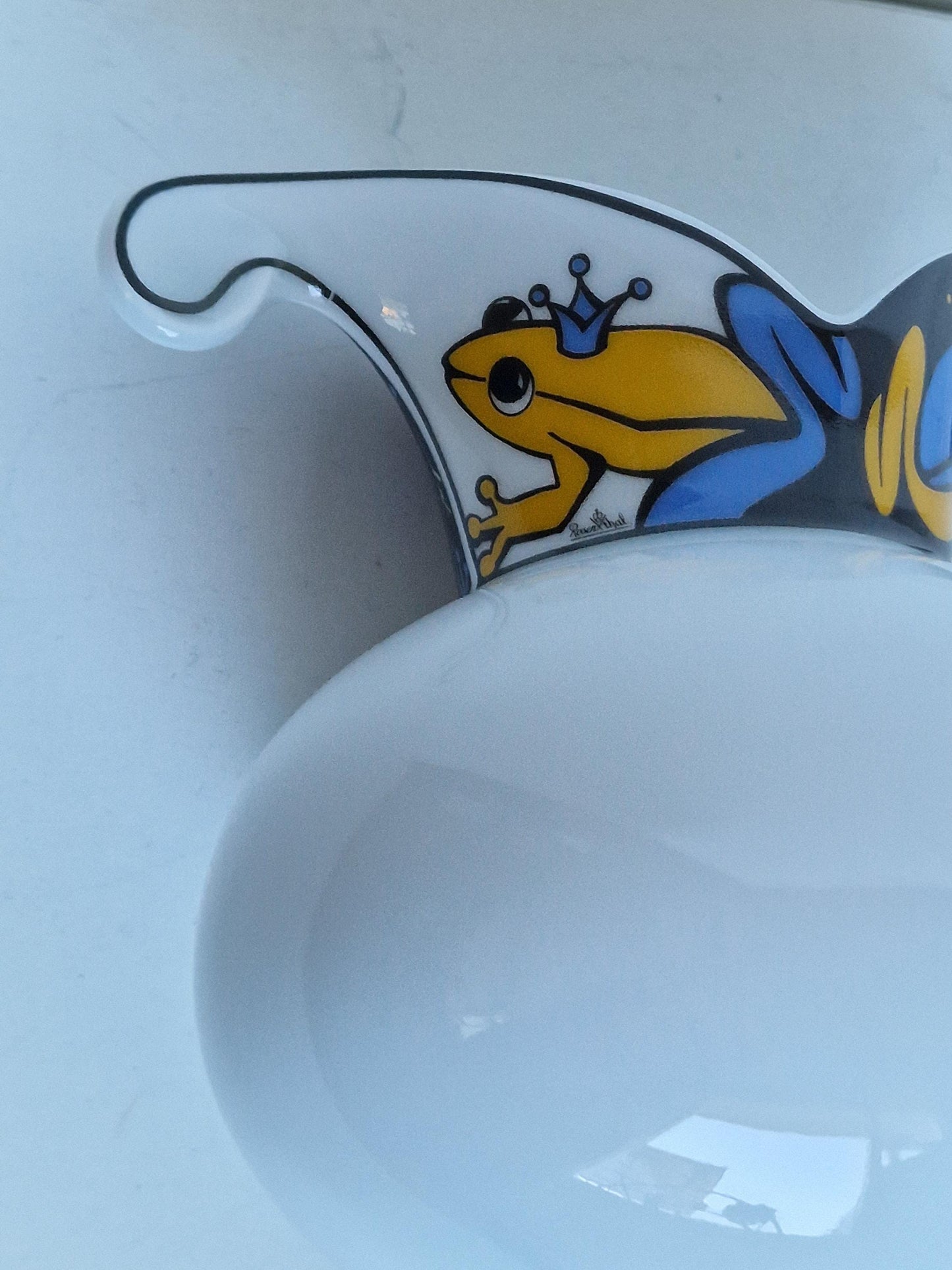 Yang for Rosenthal Porcelain Frog Vase, Pop Art Collector Item