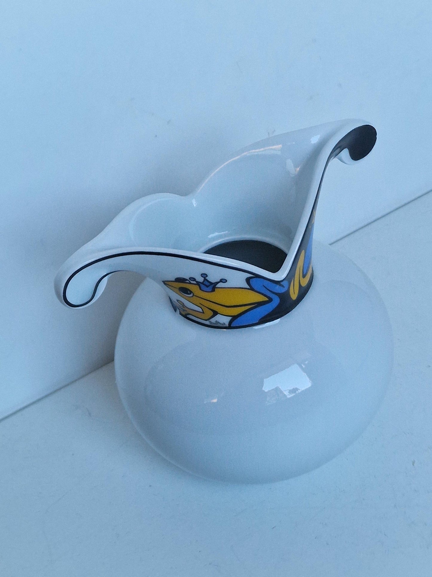 Yang for Rosenthal Porcelain Frog Vase, Pop Art Collector Item