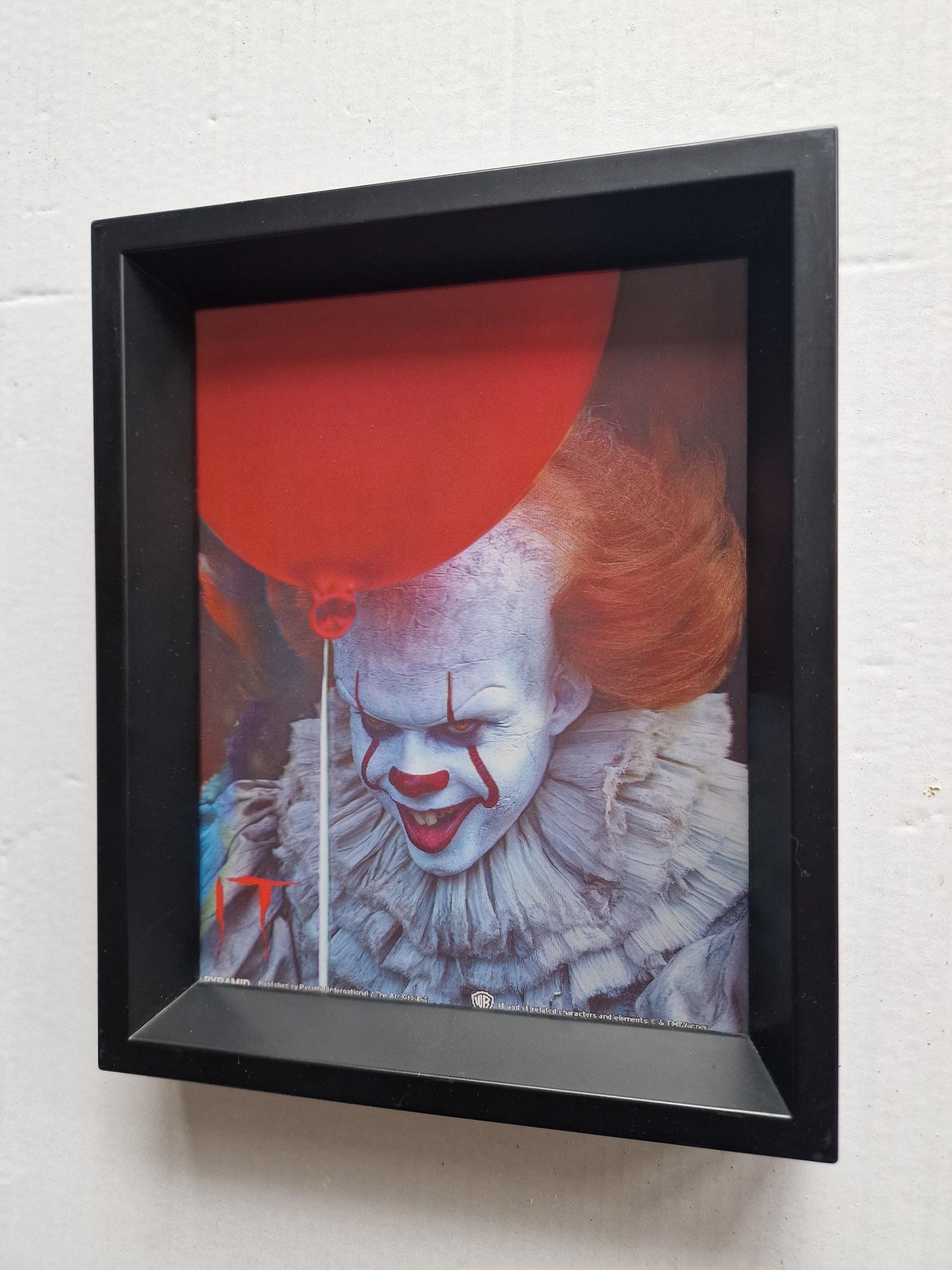 it hologram 3d cult horror clown 2 face painting wall ornament super