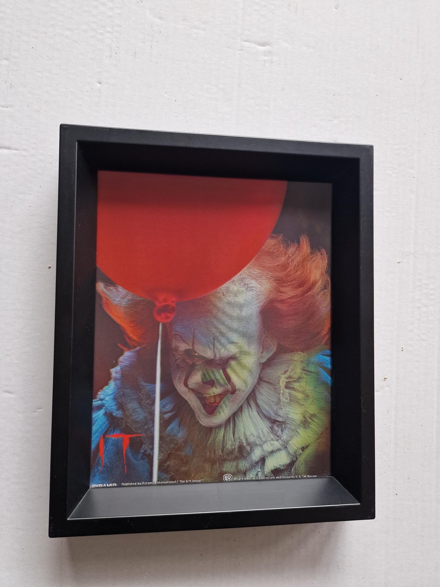 it hologram 3d cult horror clown 2 face painting wall ornament super