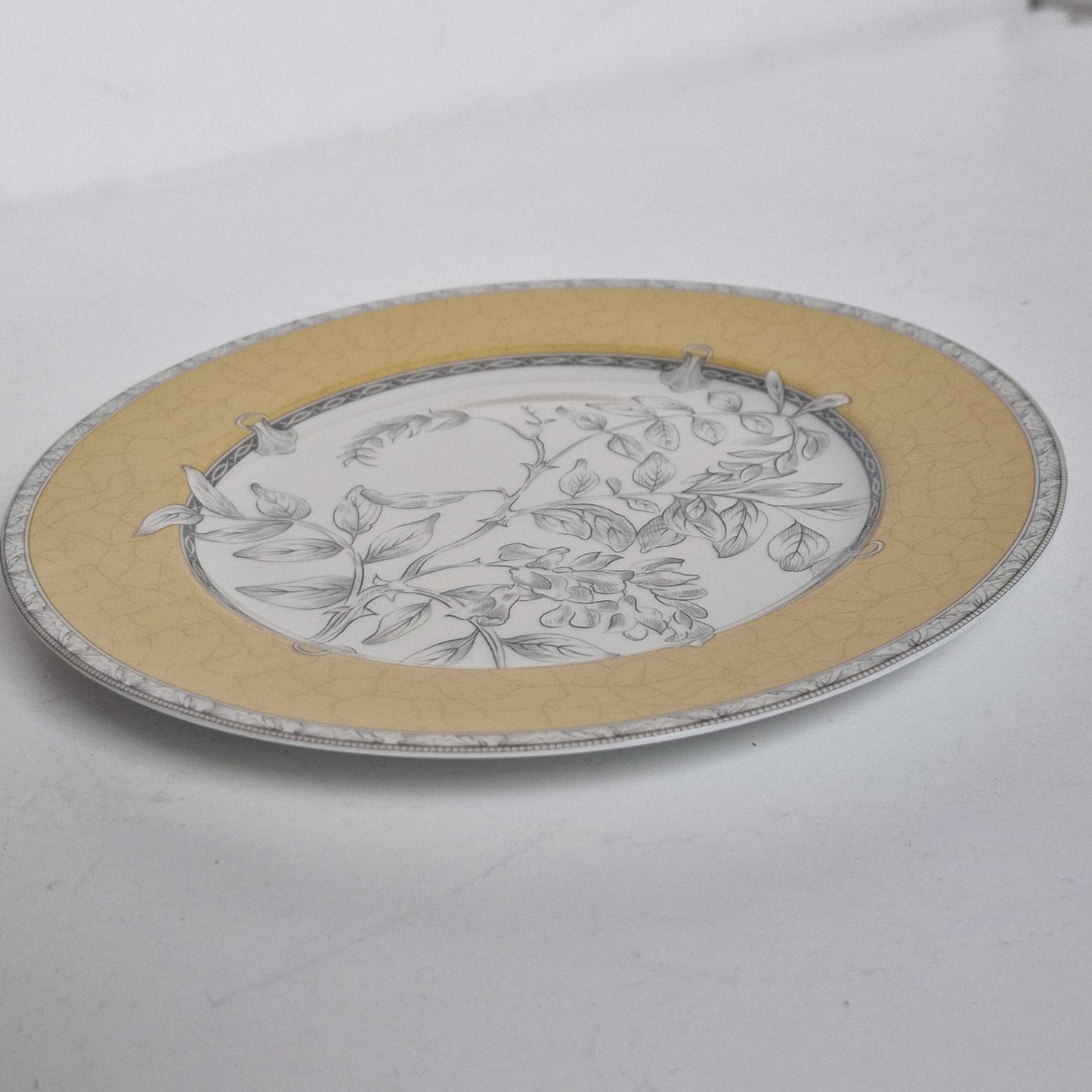 Pierre Frey x Deshoulieres Limoges - Lorraine - large cookie cake exclusive porcelain platter dish