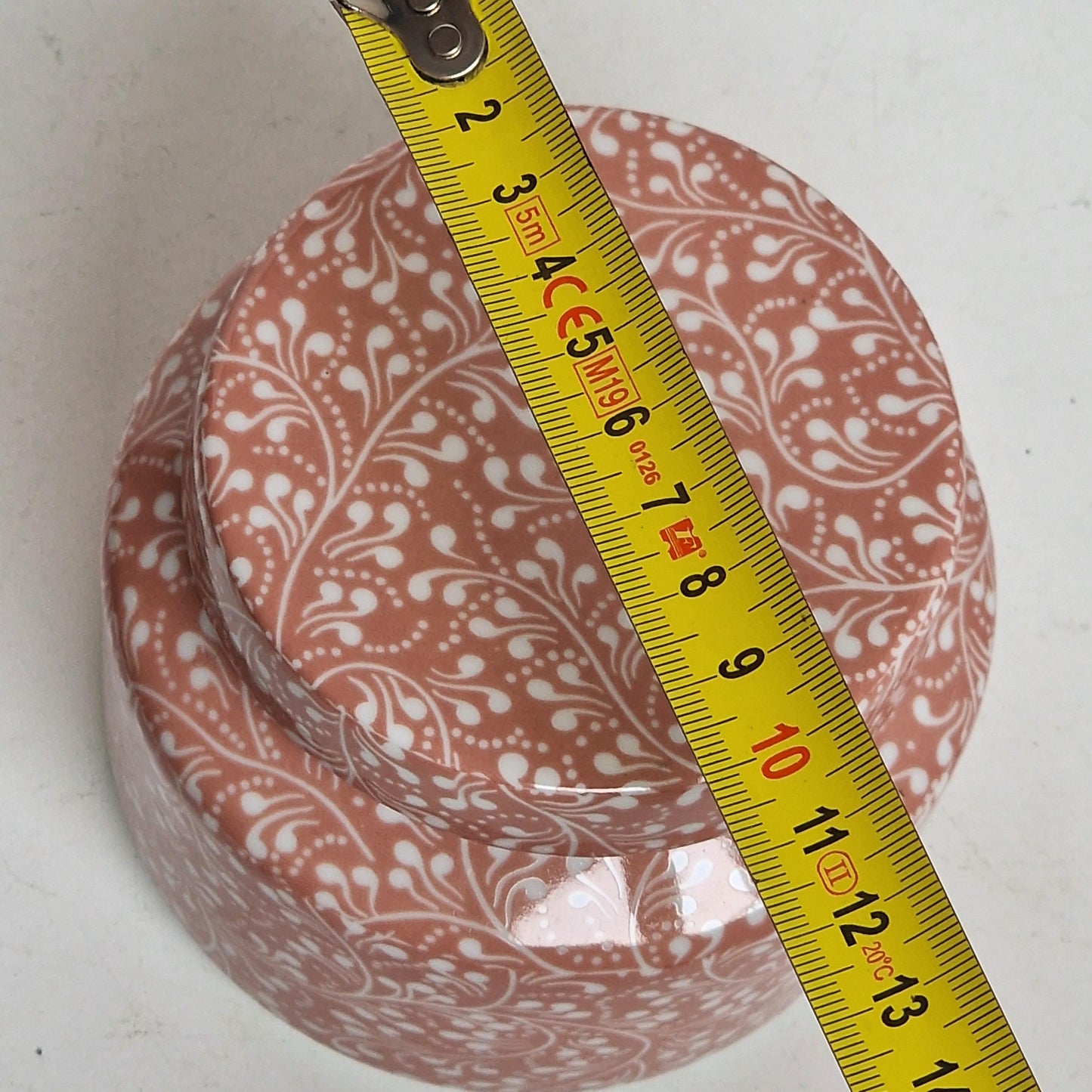 Pierre Frey Paris France - porcelain Ulysse,  lidded jar, exclusive porcelain
