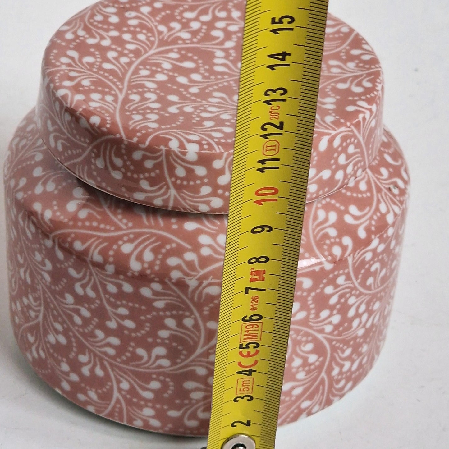 Pierre Frey Paris France - porcelain Ulysse,  lidded jar, exclusive porcelain