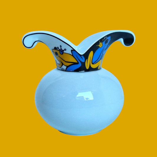 Yang for Rosenthal Porcelain Frog Vase, Pop Art Collector Item