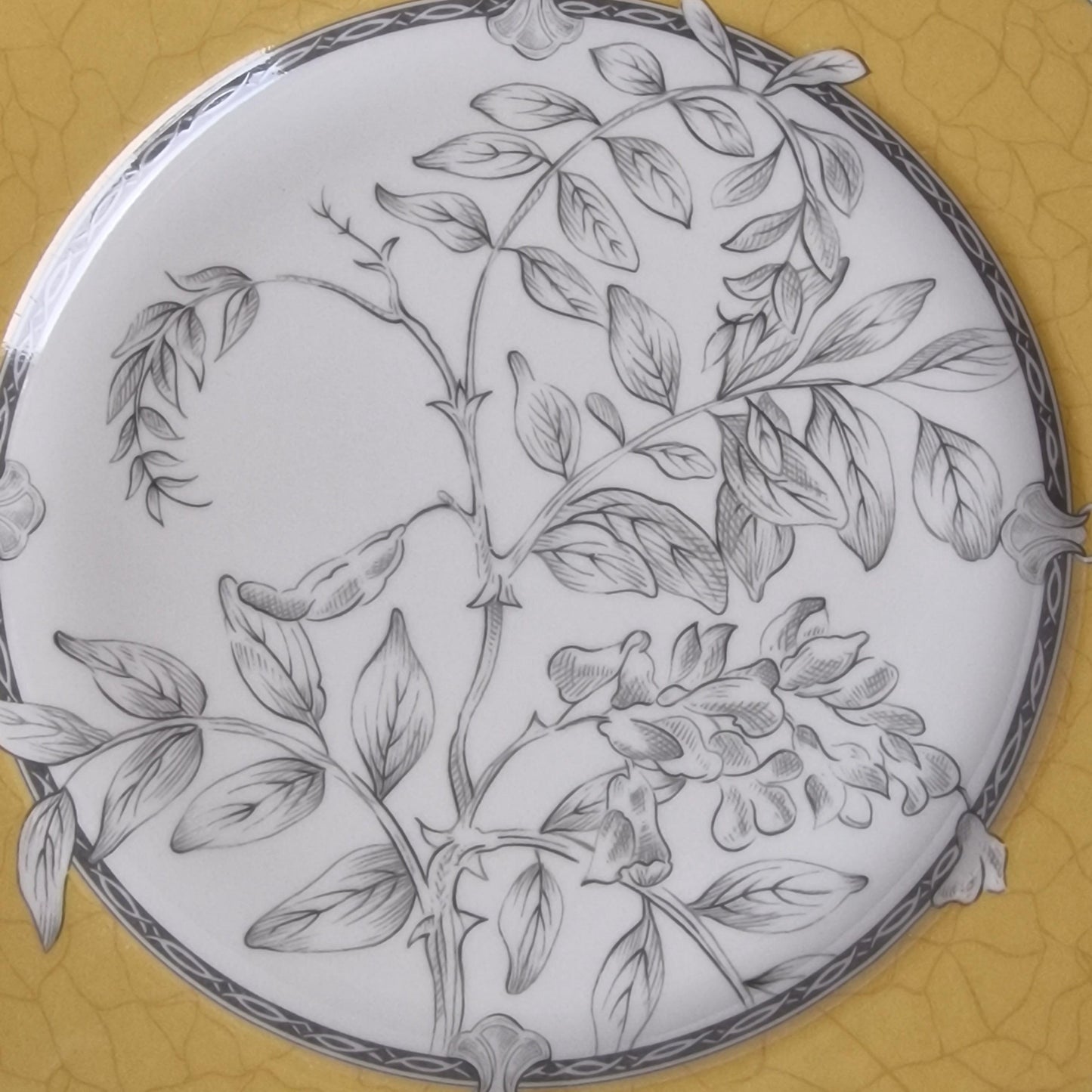 Pierre Frey x Deshoulieres Limoges - Lorraine - large cookie cake exclusive porcelain platter dish