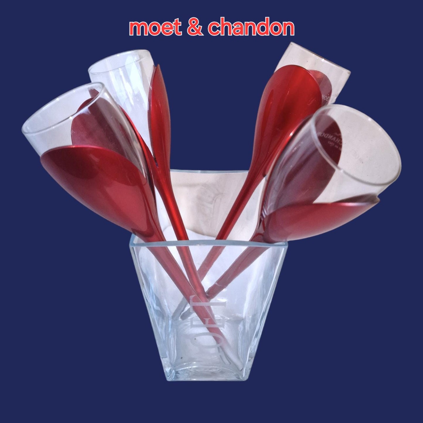 Philippe Di Meo for Moët & Chandon Champagne Flutes with Holder