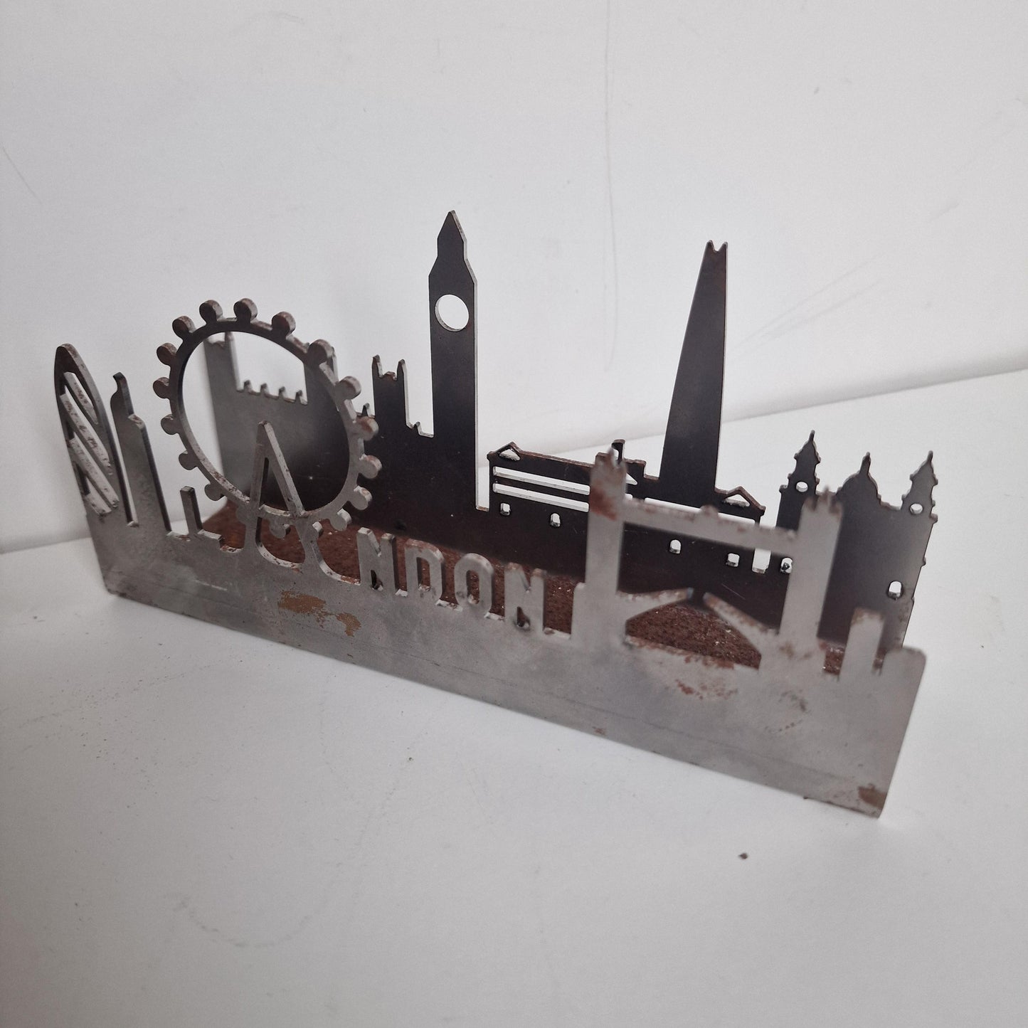 London light ornament schaduw waxinelichtje vintage 80's
