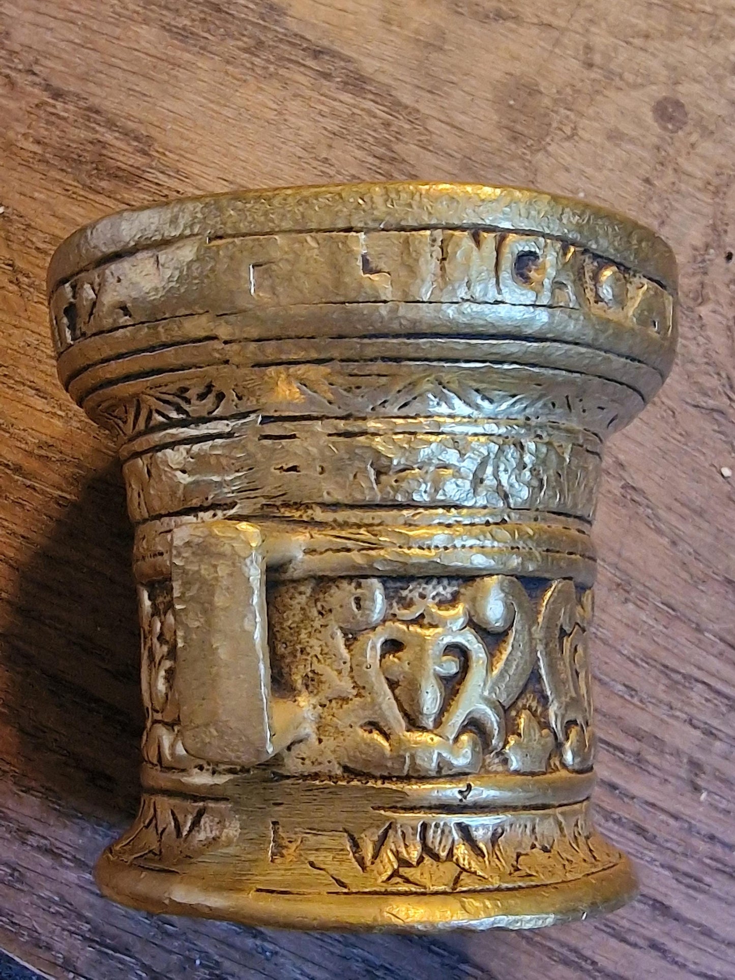 antique dutch mortar and pestle, 18th century, rare, vijzel antiek, copper/brass/bronze