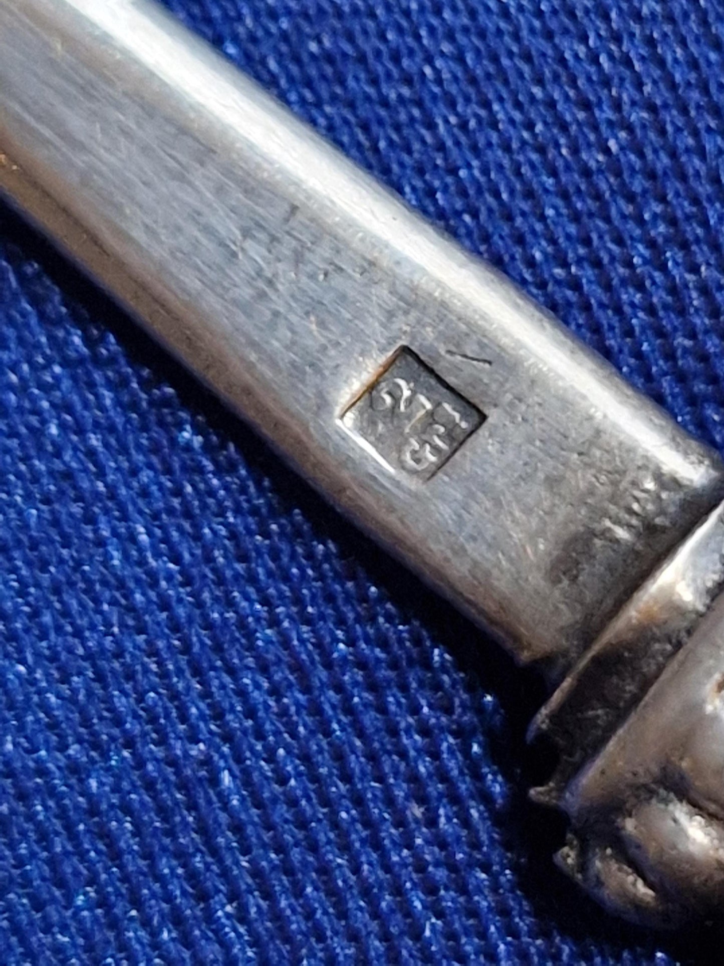Christofle zilver Parijs Frankrijk stel spiezen vleesspiezen dolk antiek zilverwerk hallmark , uitstekende conditie, ongegraveerd