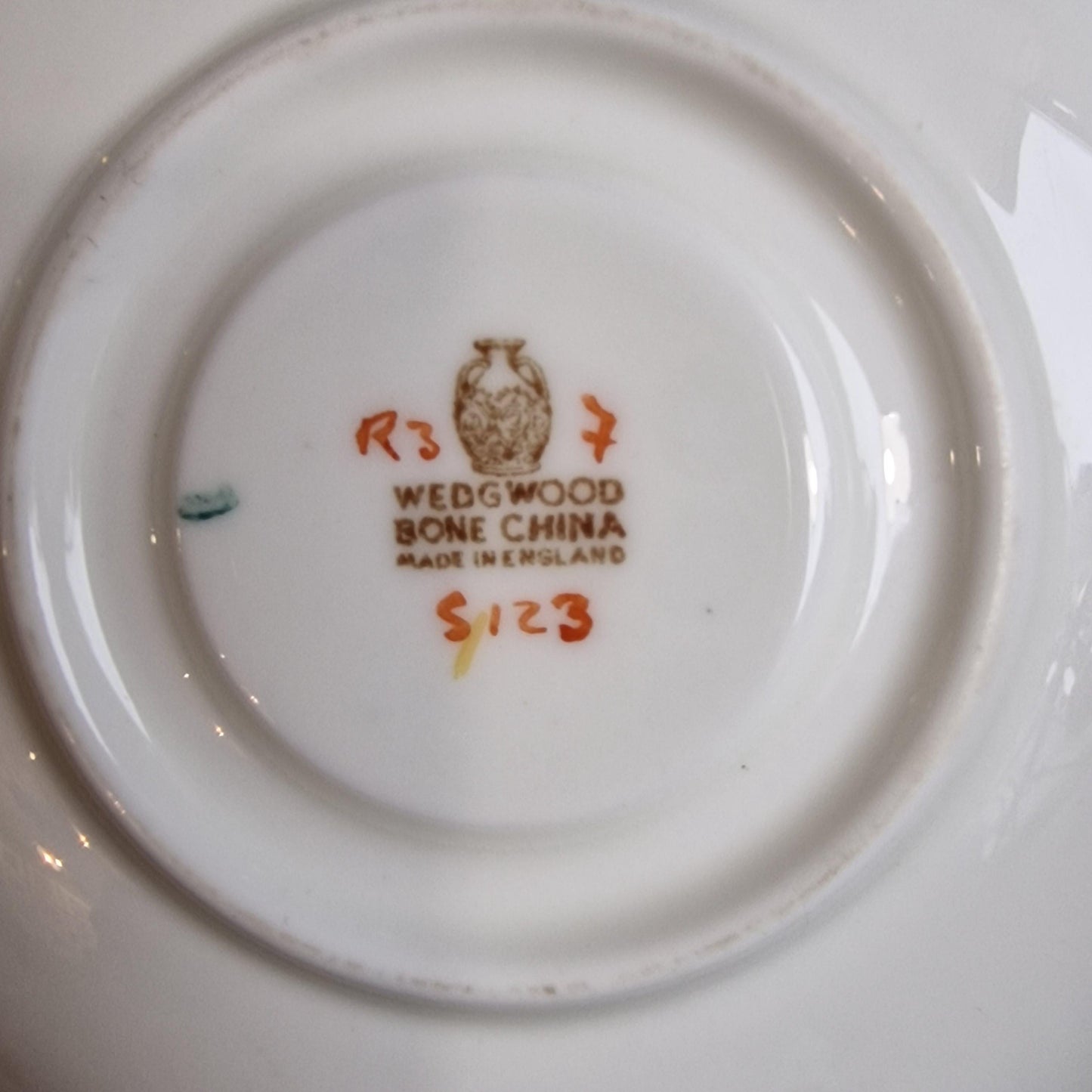 Antique Wedgwood Creamware Tea Set, Chinese Pattern, 6 Piece