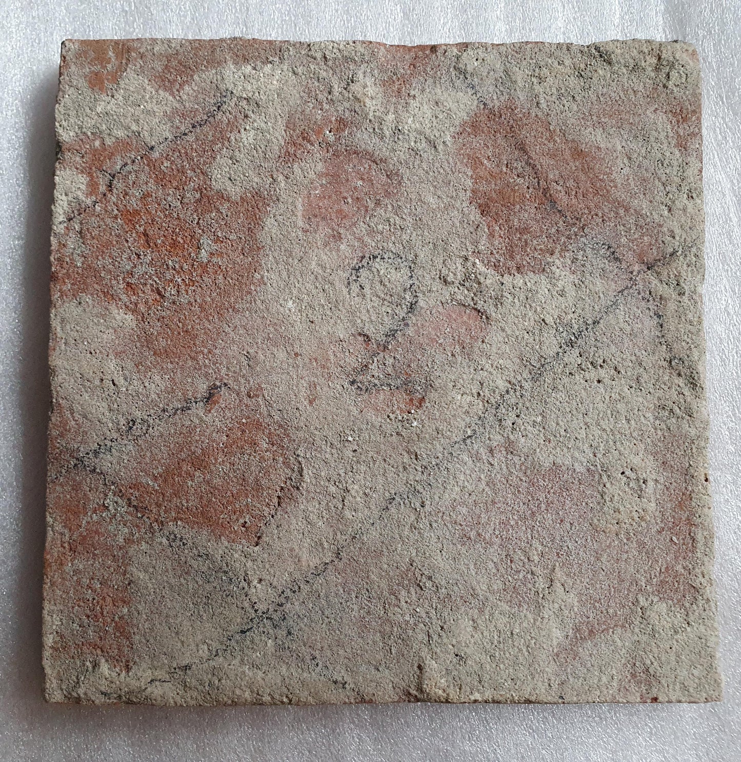 Antique Delft Tile – Farmer Motif, Wanli Corner, 1620-1650