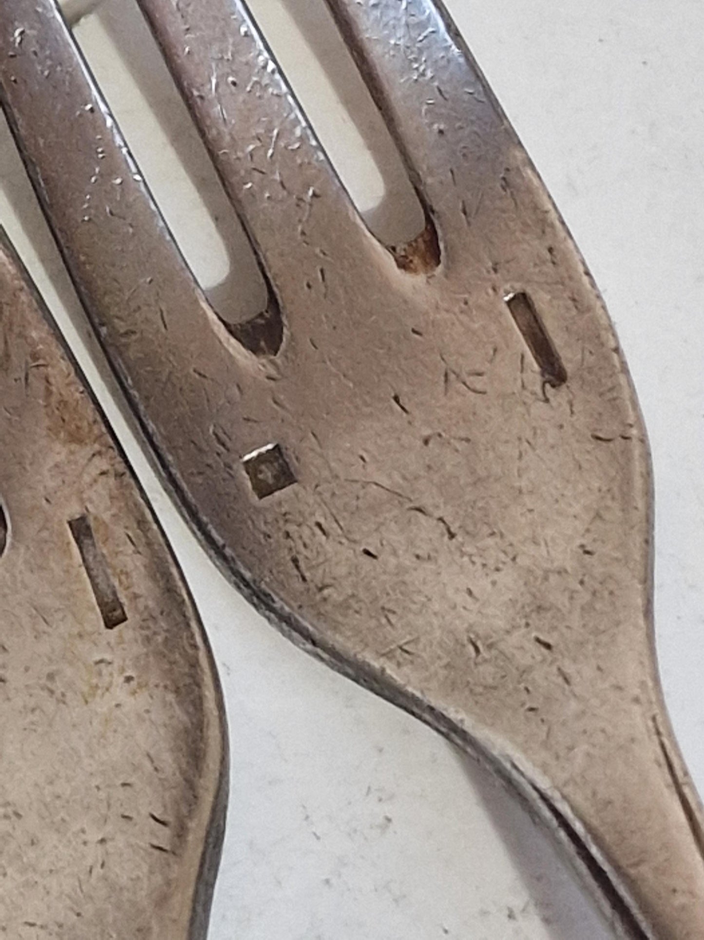 Antique CHRISTOFLE Cutlery Set, French Knives and Forks, Coat of Arms
