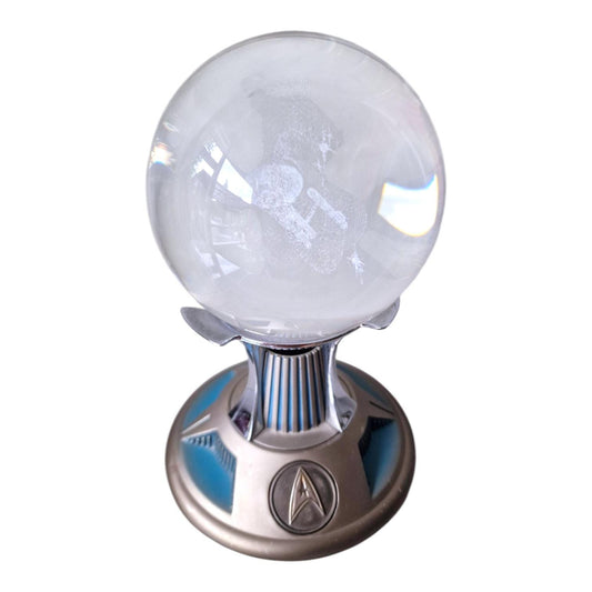 Franklin Mint Star Trek U.S.S. Enterprise Crystal Ball, Lighted Display