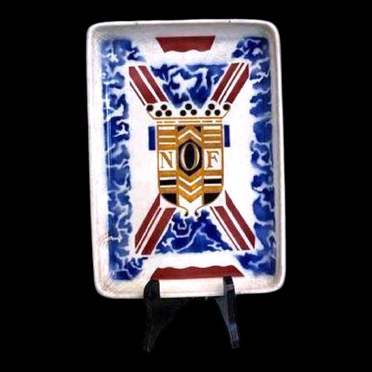 Art Nouveau Ceramic Tray – Roland Holst Design, Petrus Regout