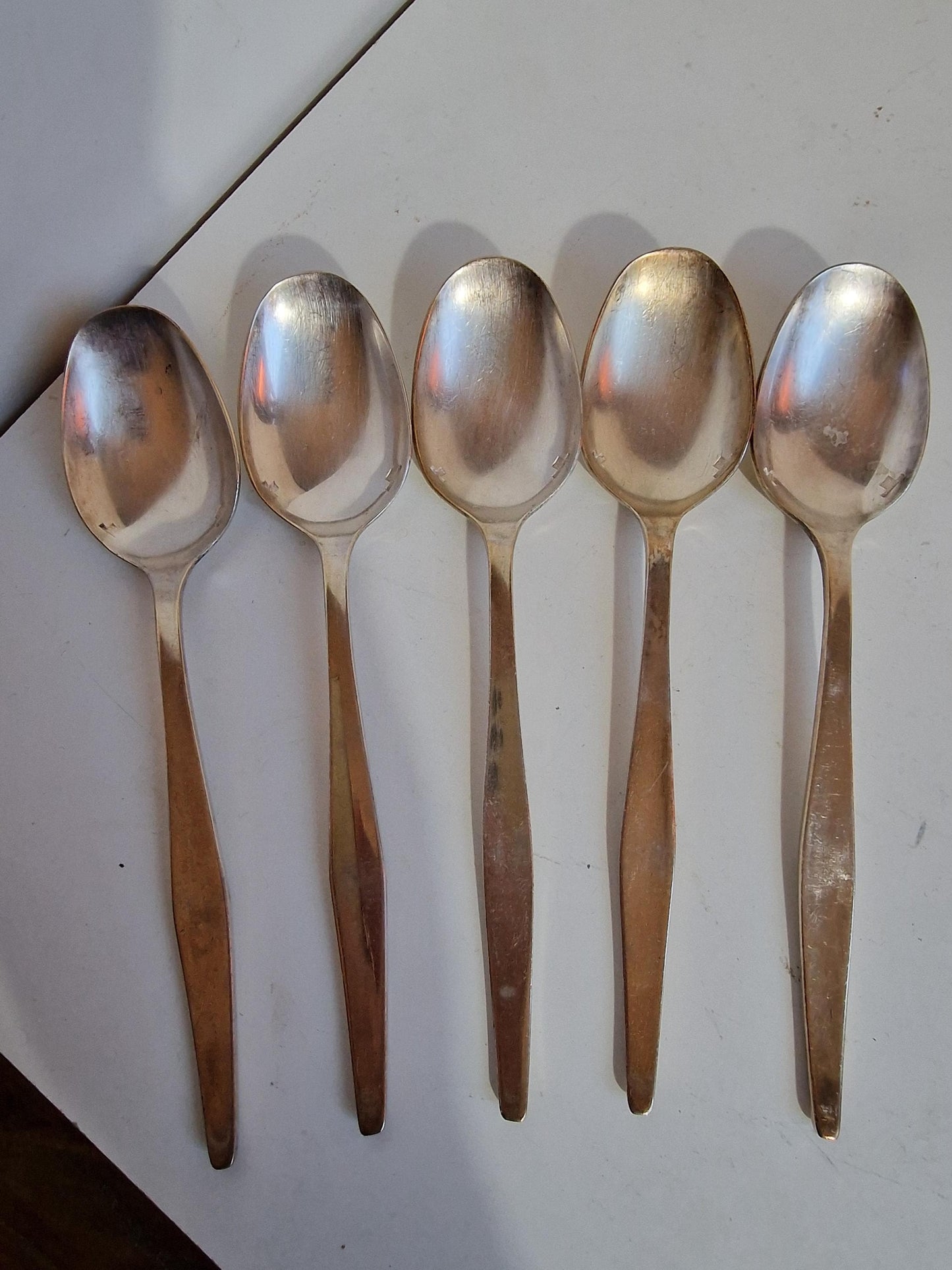 Christofle Art Nouveau Silver Spoons, Paris, France - Vintage Silverware