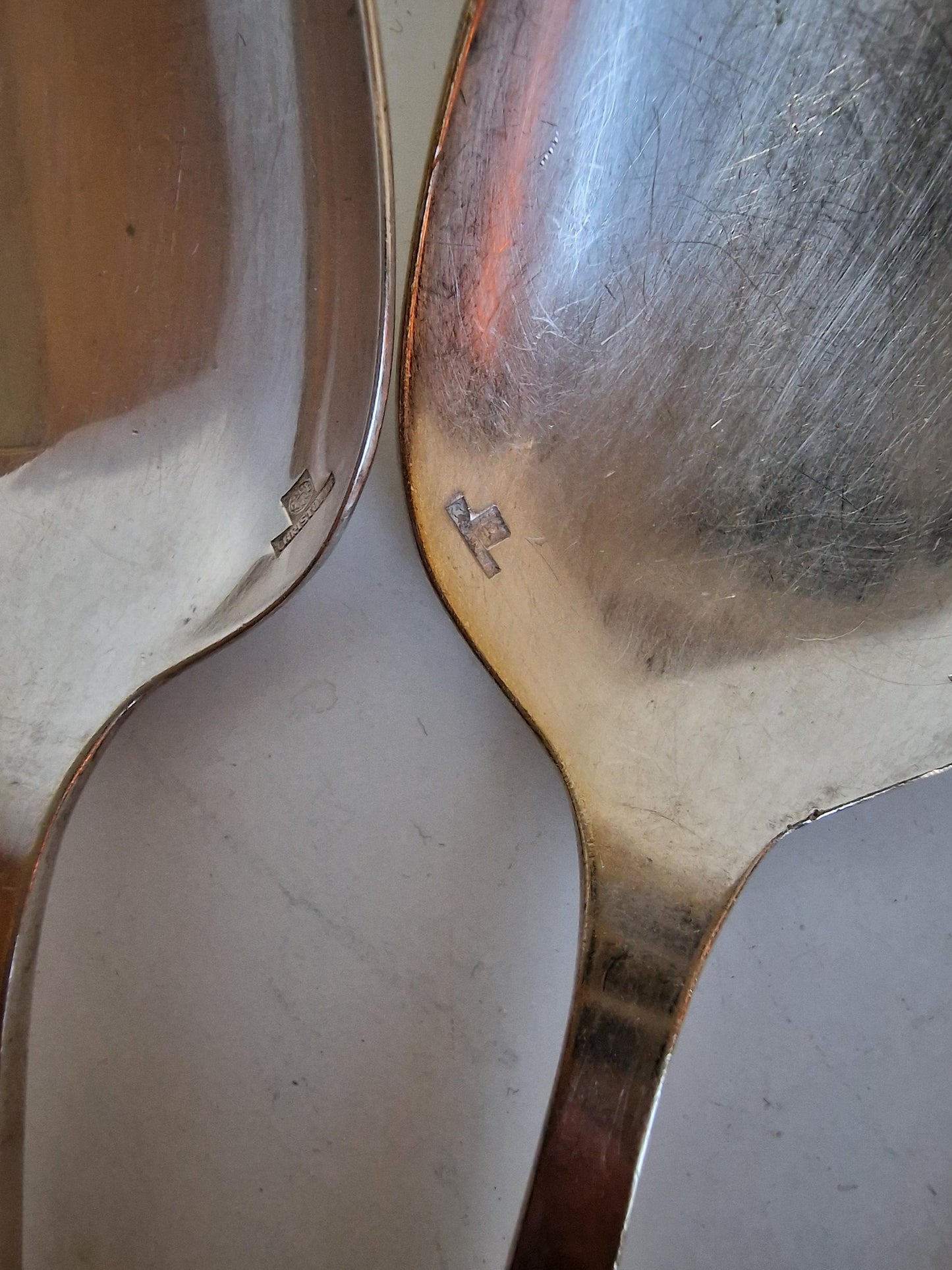 Christofle Art Nouveau Silver Spoons, Paris, France - Vintage Silverware