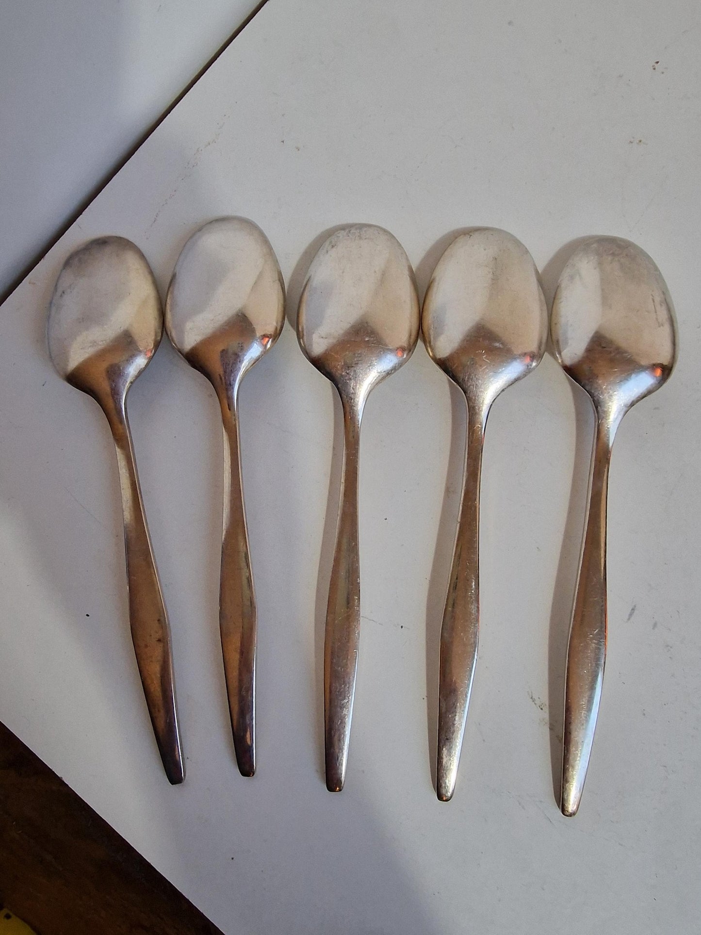 Christofle Art Nouveau Silver Spoons, Paris, France - Vintage Silverware
