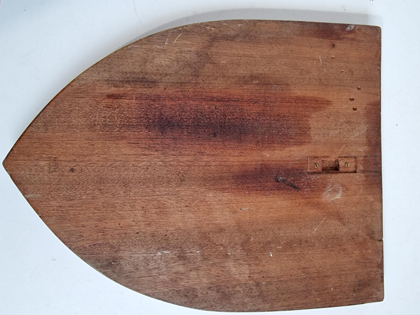 Wood Coat of Arms Shield, "Ne Cede Malis" Latin Motto