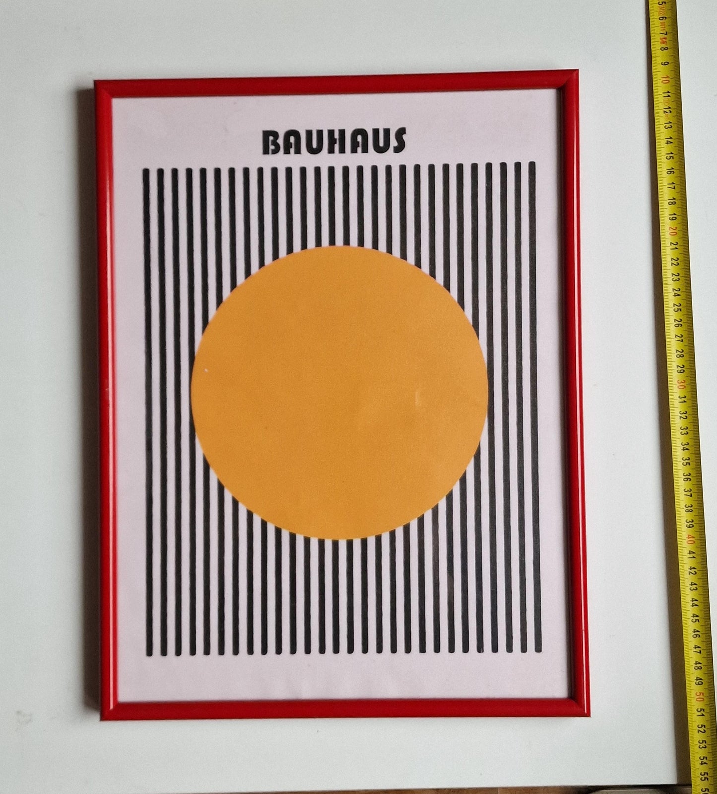 Framed Bauhaus Exhibition Giclée Print, Abstract Geometric Art