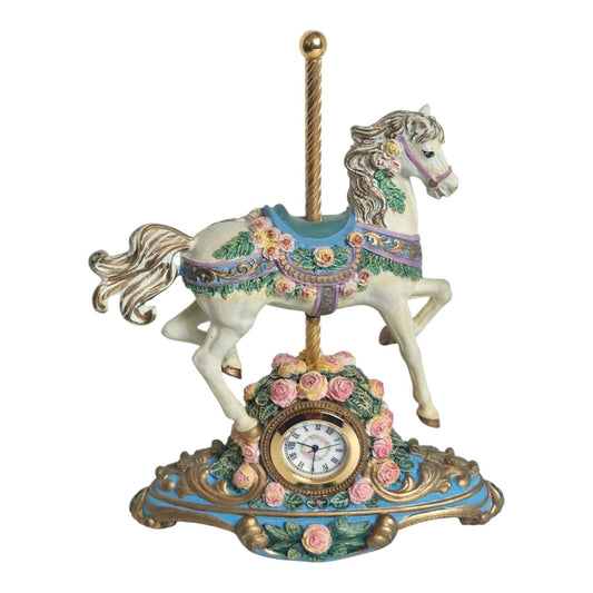 The Franklin Mint The Carousel Rose Clock Heirloom Recommendation, vinted, limited edition, retired, numbered, marked, rare