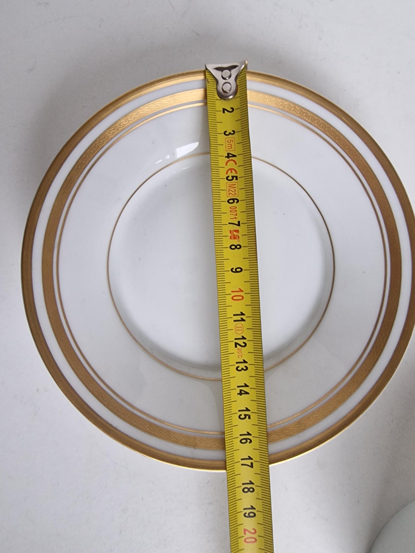 Faberge, mint xl  porcelain Gilt Cup and Saucer: Fabergé Imperial Limoges, 300 ml