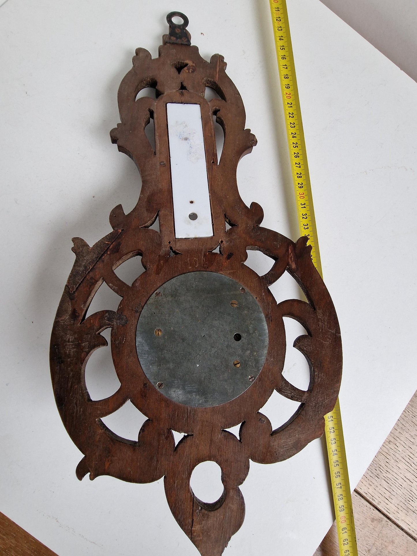 Art Nouveau Holosteric Barometer, Signed Antique Dutch Weather Station, koning-siebeling, zutphen, the netherlands