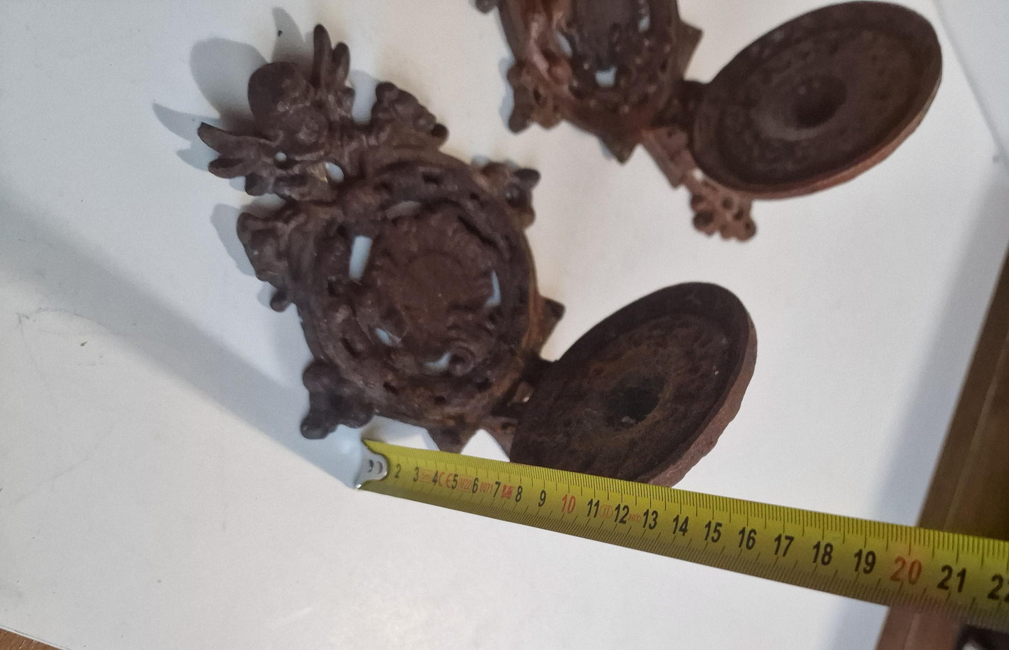 cherub antiek wall candelabras wall candle holder angel old antique pair