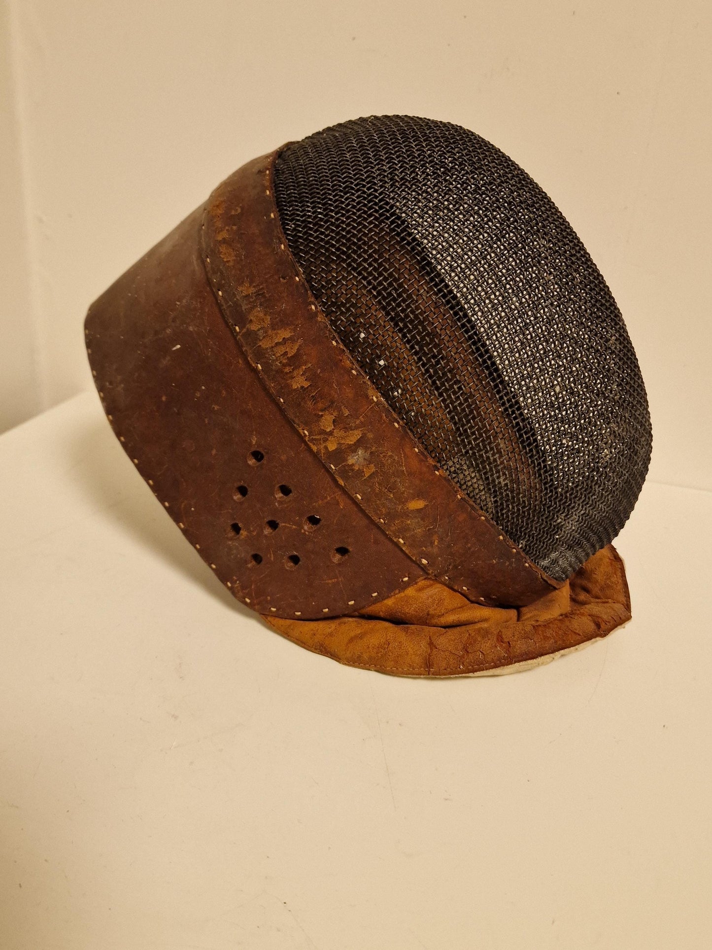 En garde! antique french mask, degen masker fight knight mask authentic 1920's around WW1