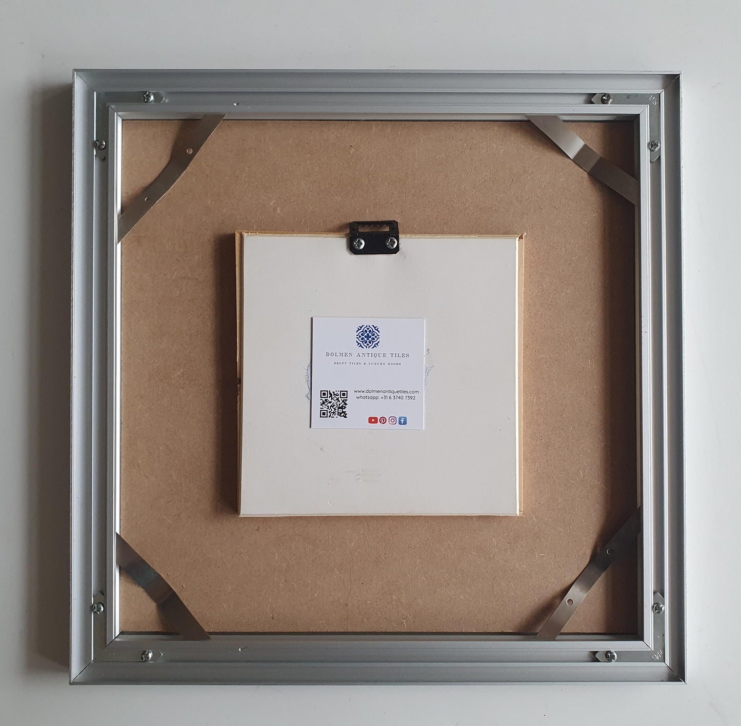 Aluminum Frame for Delft Tiles (13 x 13 cm)