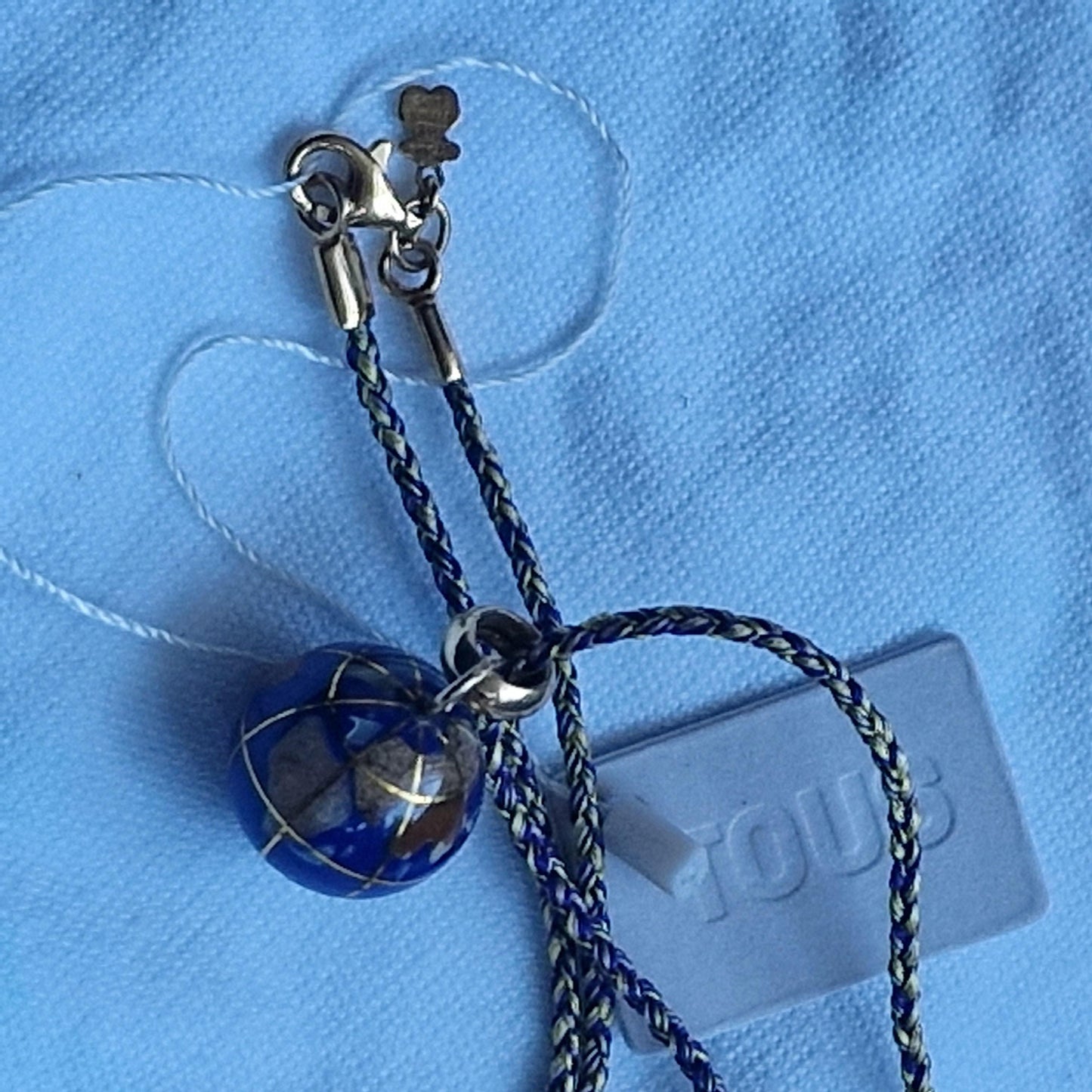 tous ketting, met 14k gouden globe van lapis lazulli pendant necklace earth world