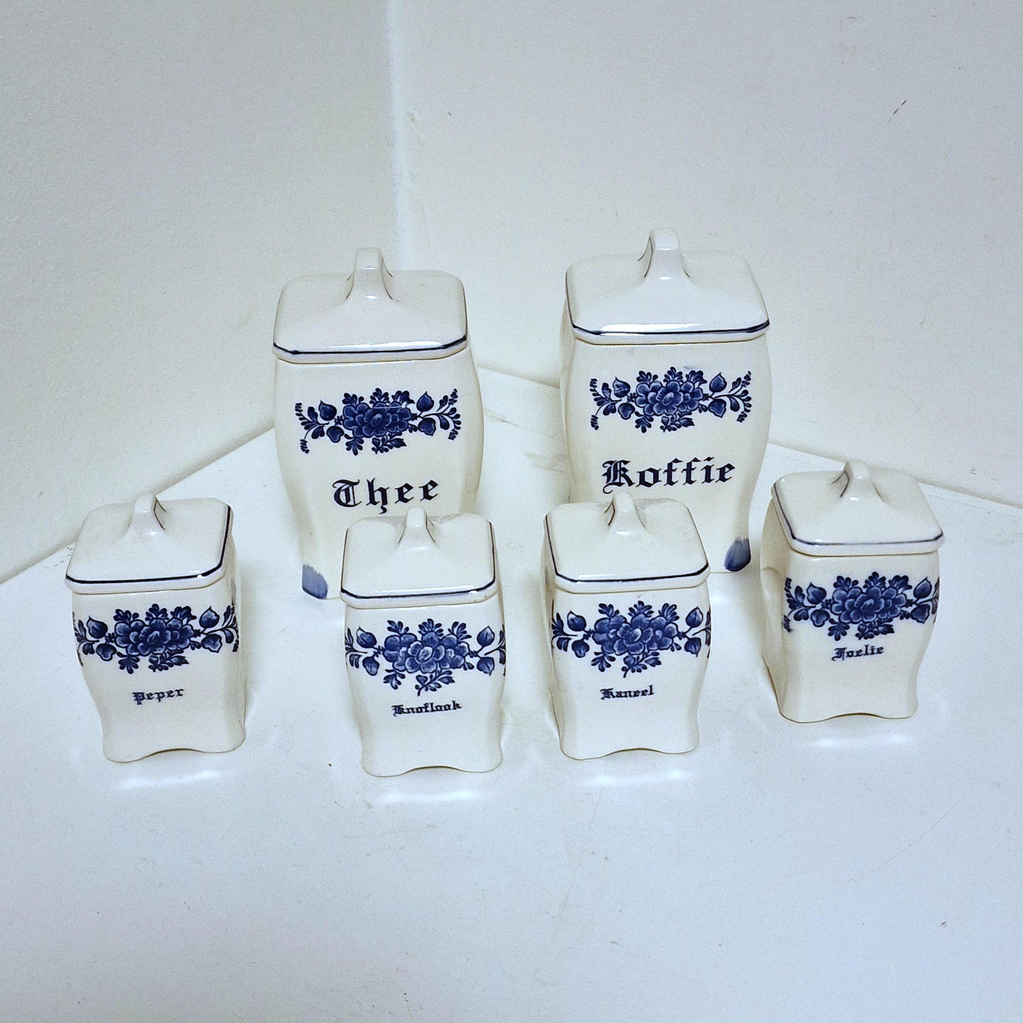 delft blauwe keuken storage jar delft blue kitchen jars coffee