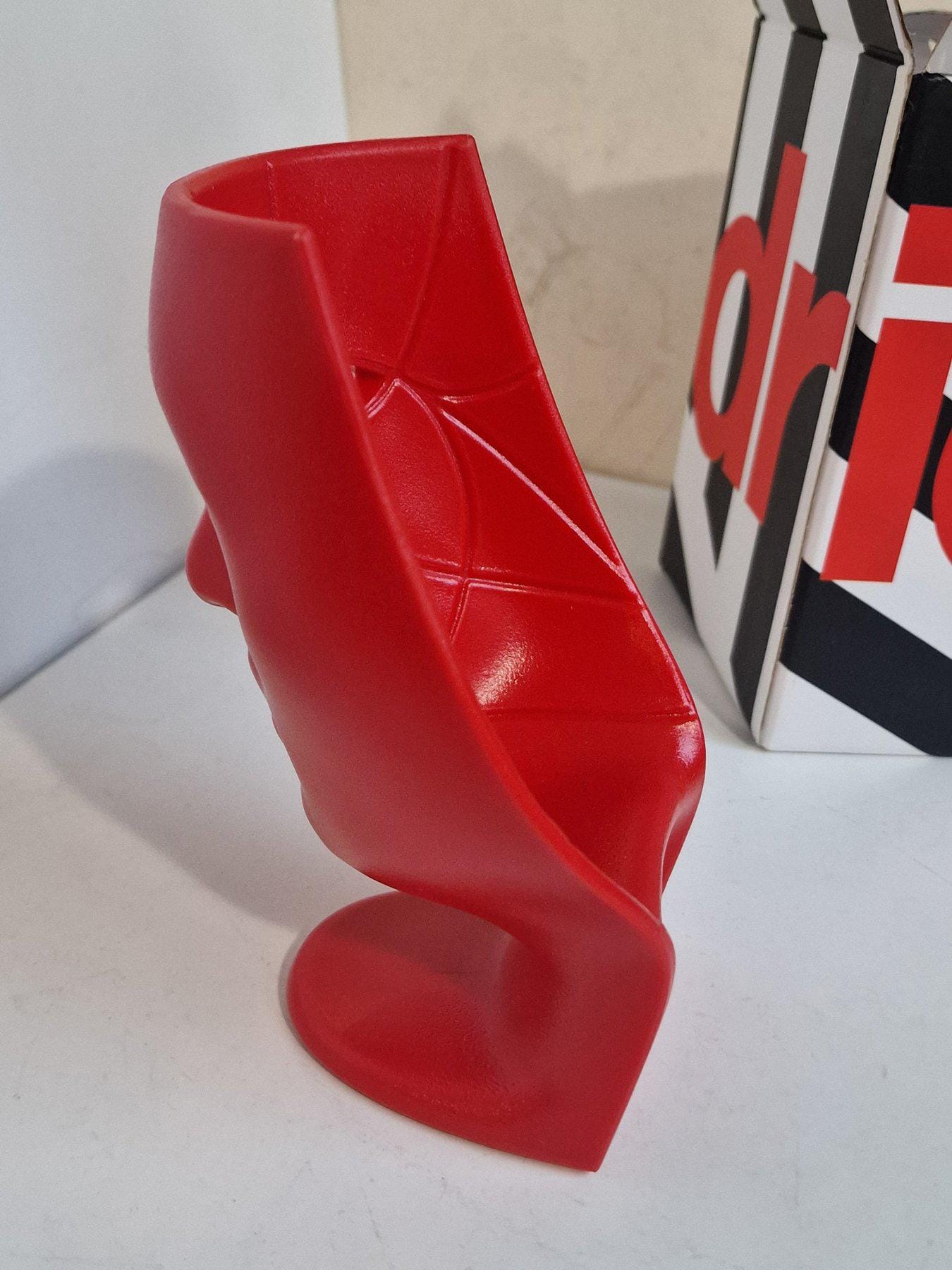 Driade Nemo figurine, Vittorio Locatelli, Limited Edition red face designer sculpture
