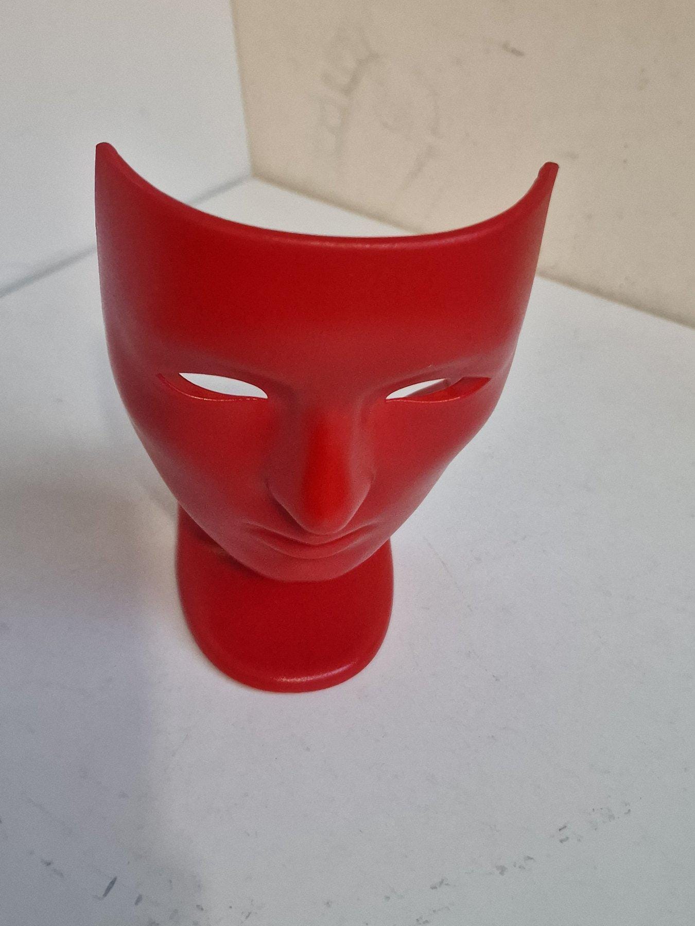 Driade Nemo figurine, Vittorio Locatelli, Limited Edition red face designer sculpture