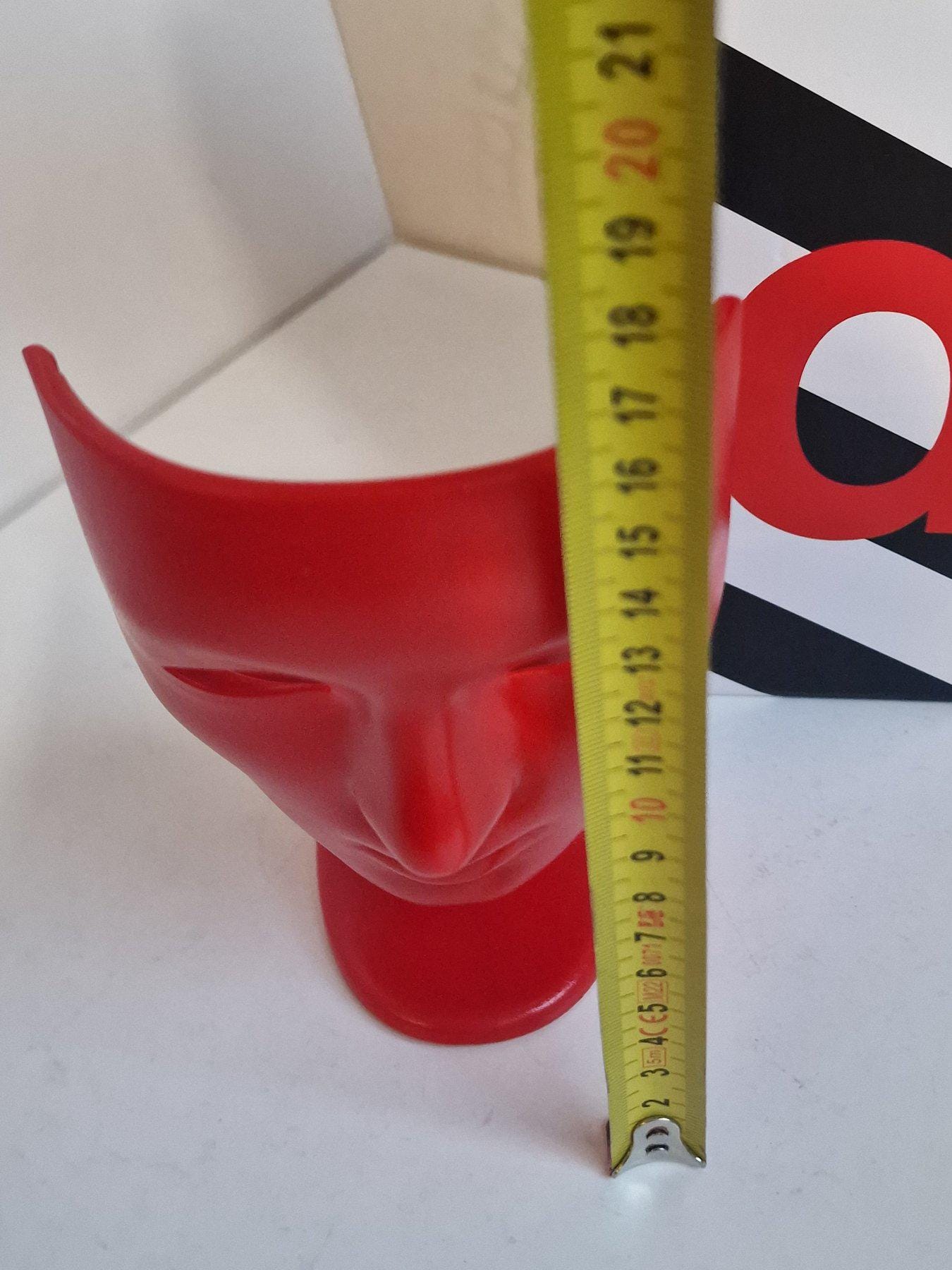 Driade Nemo figurine, Vittorio Locatelli, Limited Edition red face designer sculpture