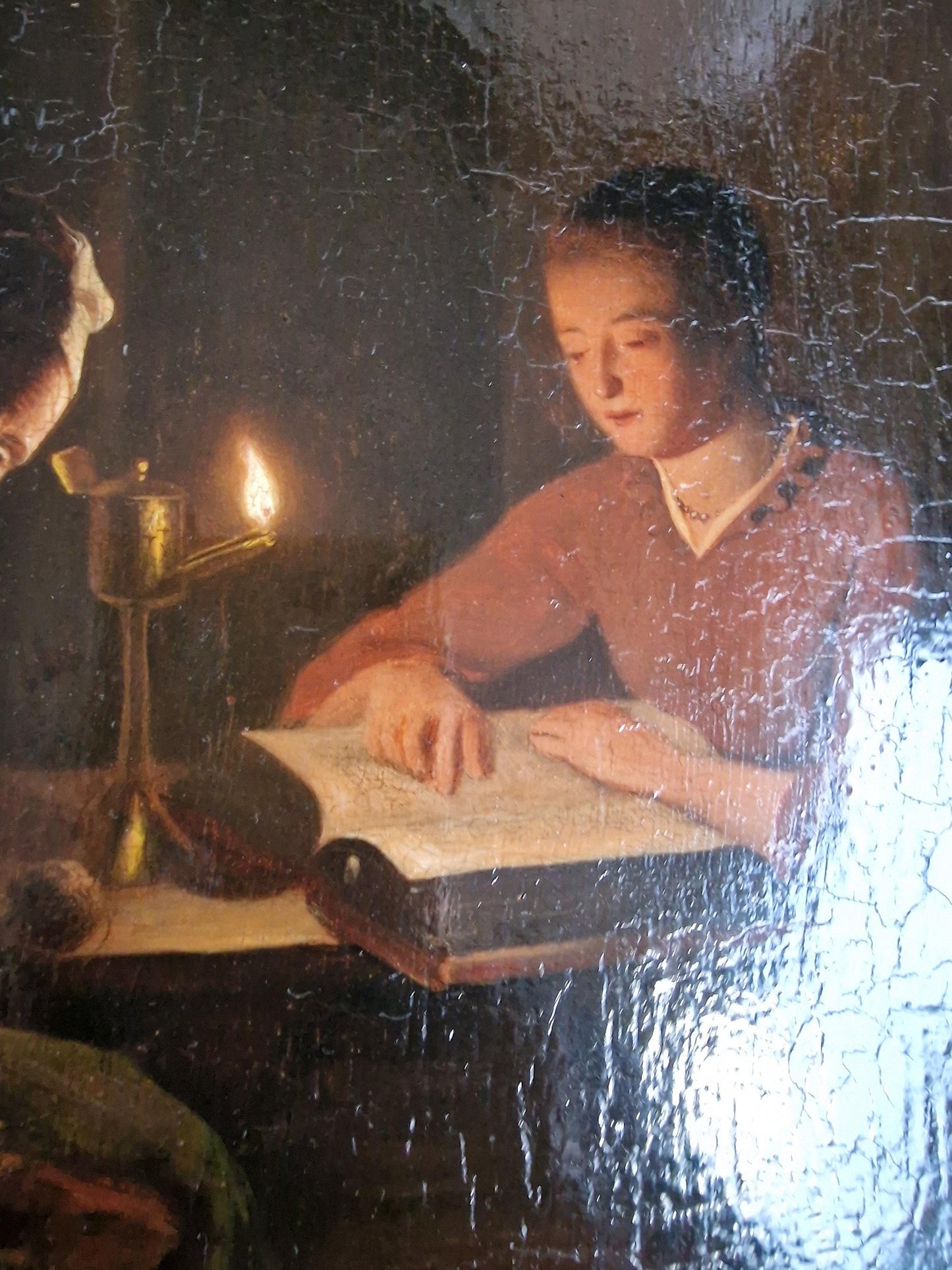 Joannes Christoffel Vaarberg (1825-1871) oil painting, framed dutch master of the 'nightpainters',  19th century